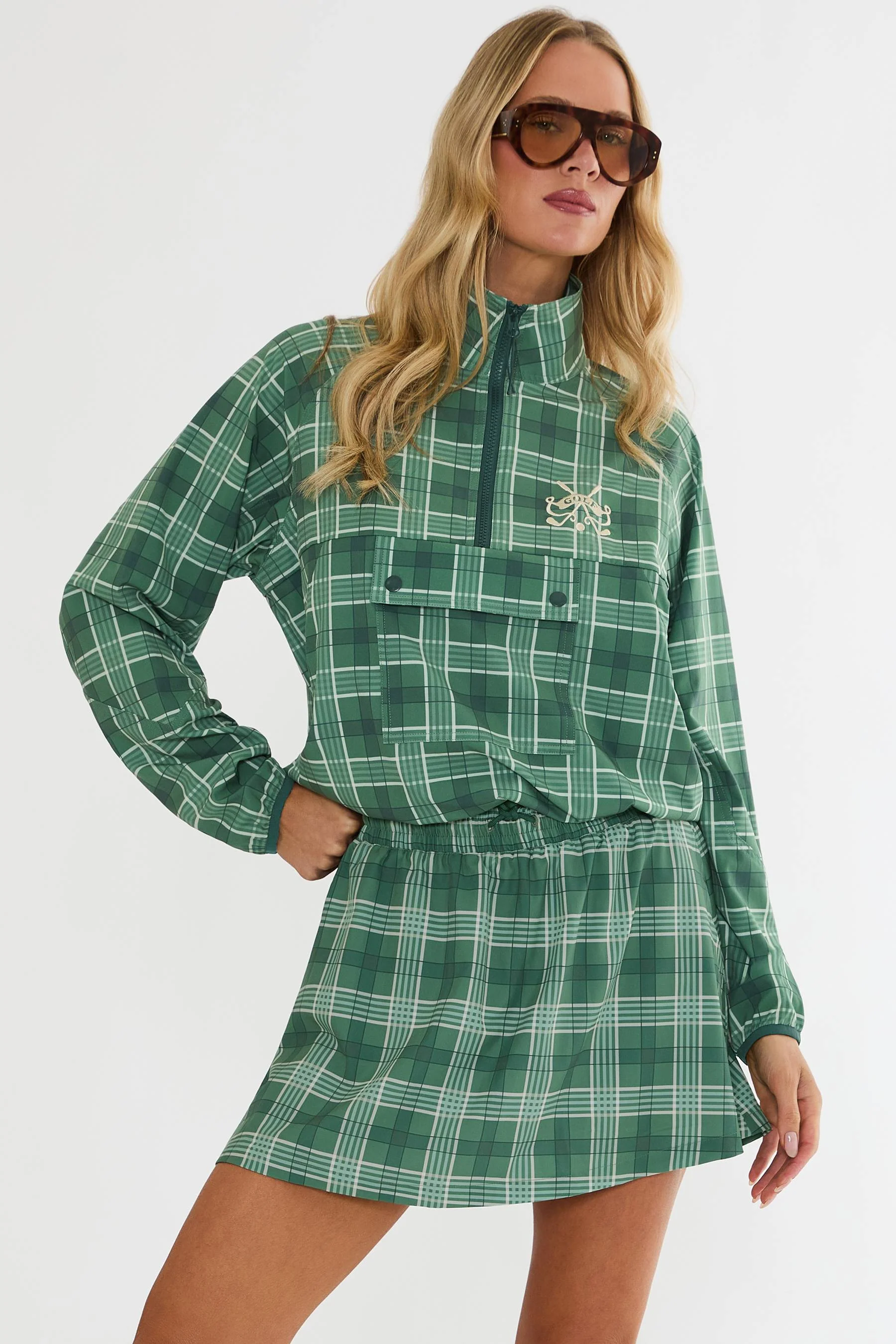 Atticus Pullover Jacket Fairway Plaid - Image 5