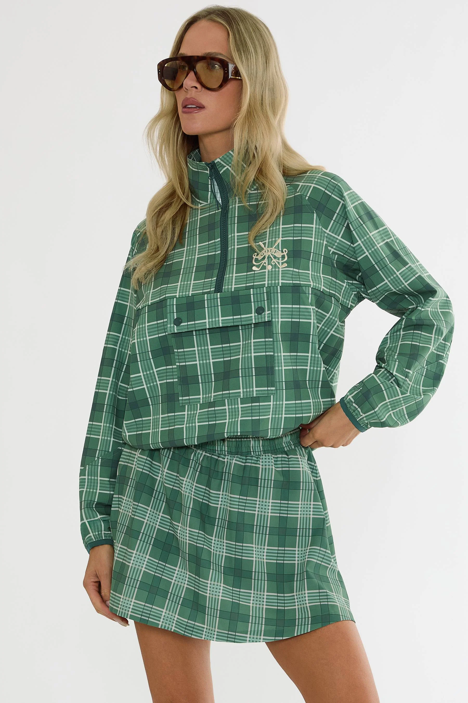 Atticus Pullover Jacket Fairway Plaid - Image 6