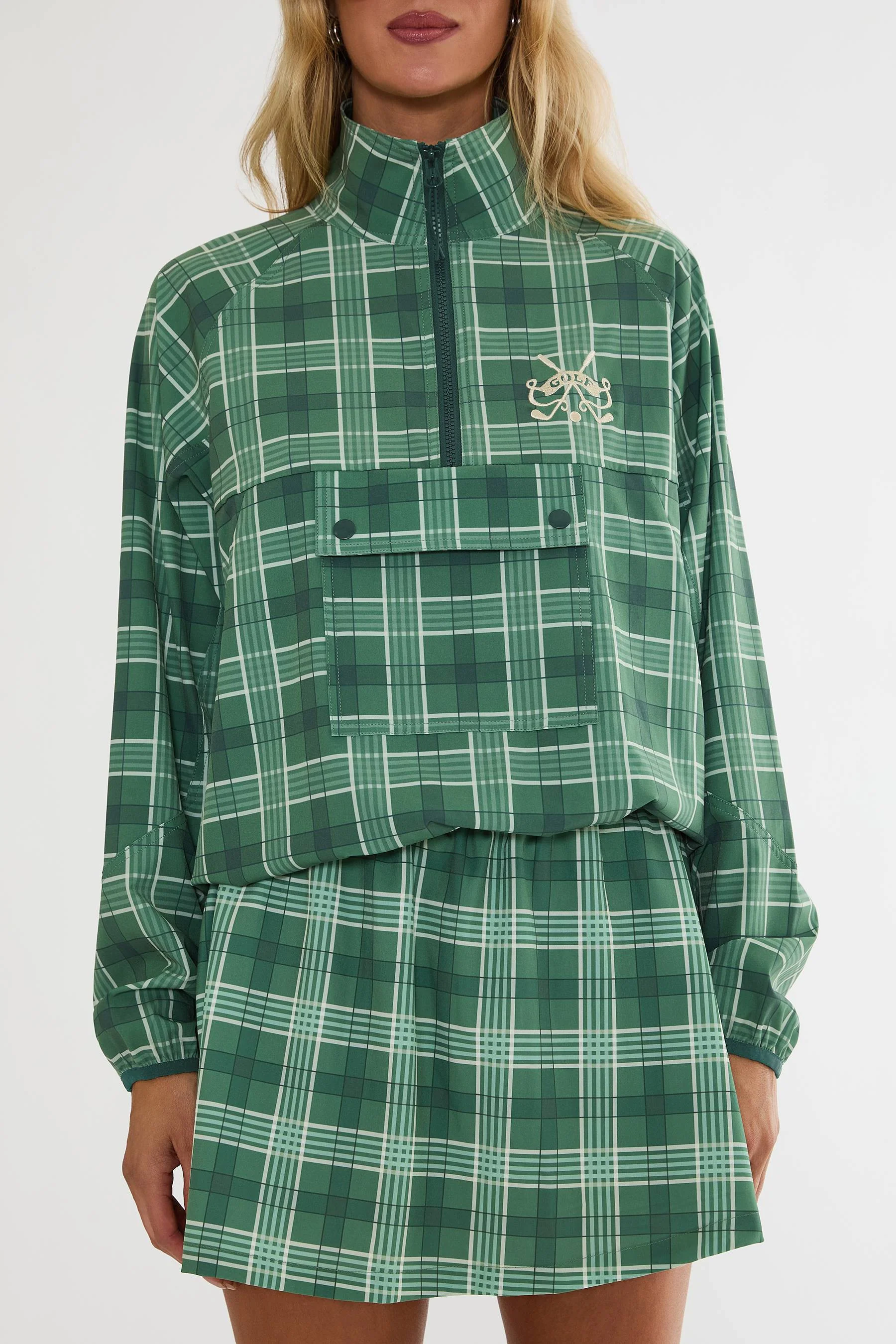Atticus Pullover Jacket Fairway Plaid - Image 7