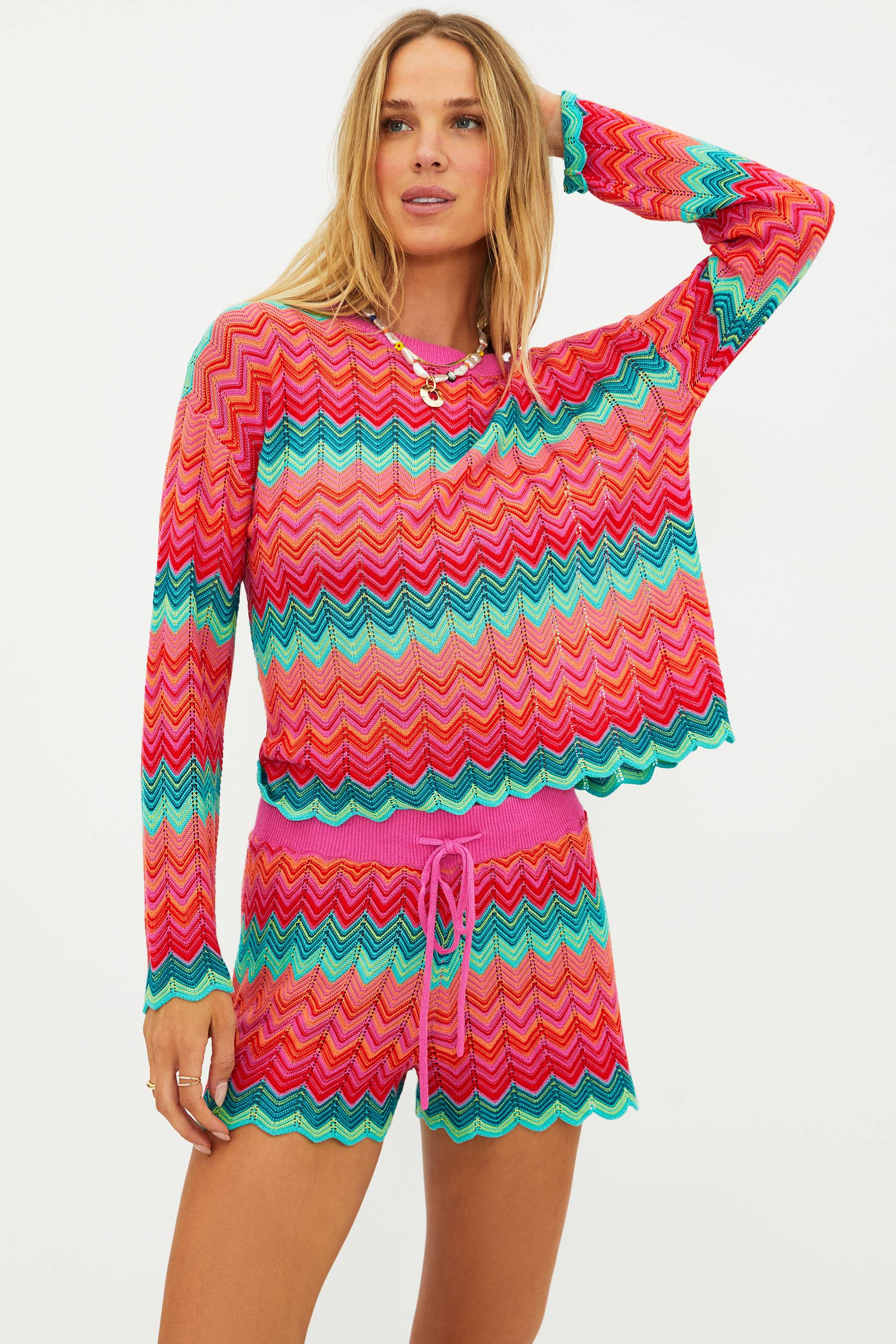 Balboa Short Strawberry Ice Chevron - Image 8