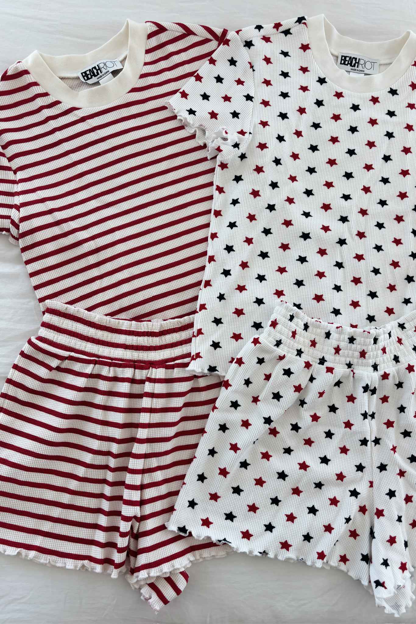 Bay Sleep Set Americana Star Waffle - Image 5