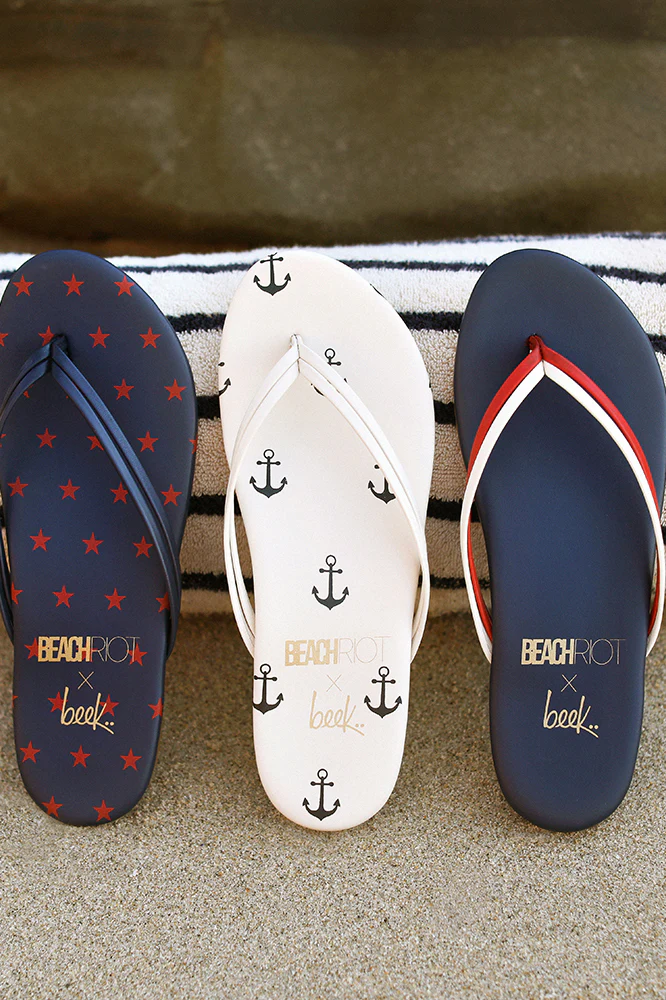 Beach Riot X Beek Beach Bird Sandal Star Spangled Stripes - Image 6