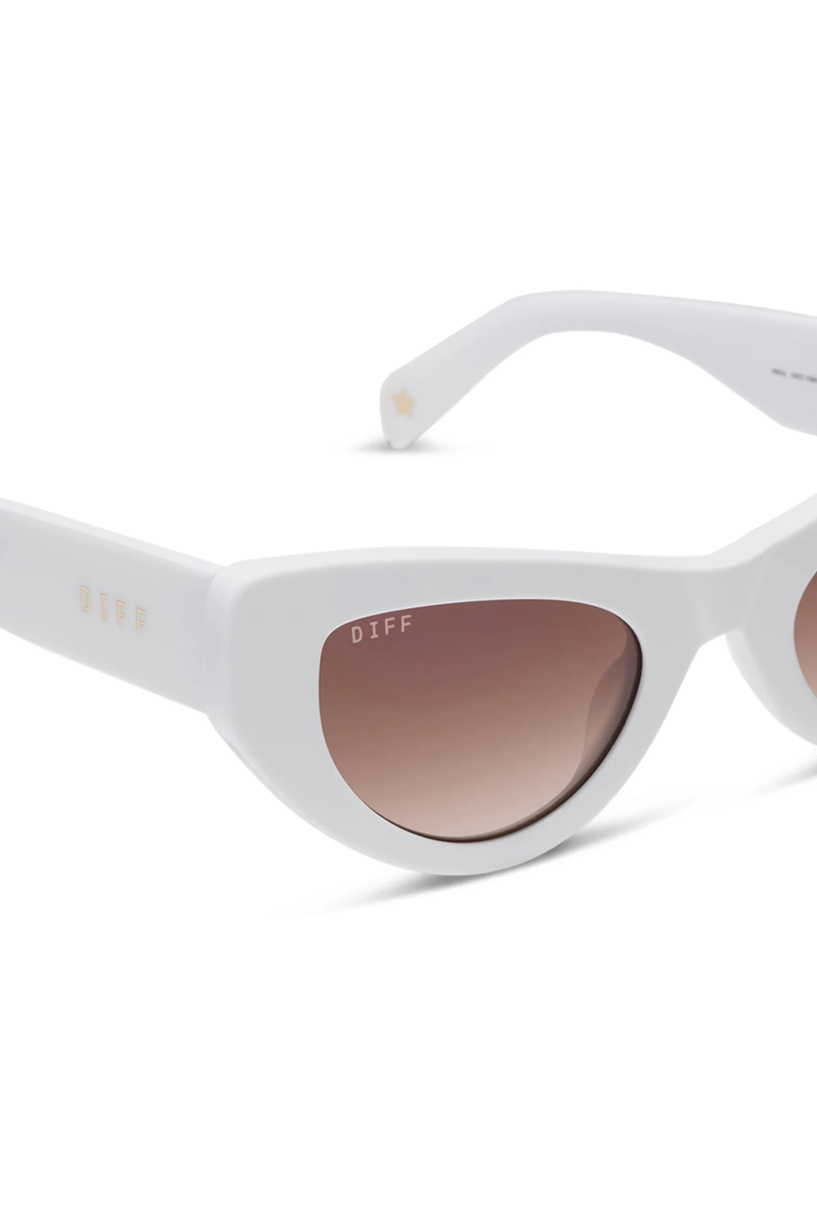 Beach Riot X DIFF Mesa Sunglasses White - Image 5