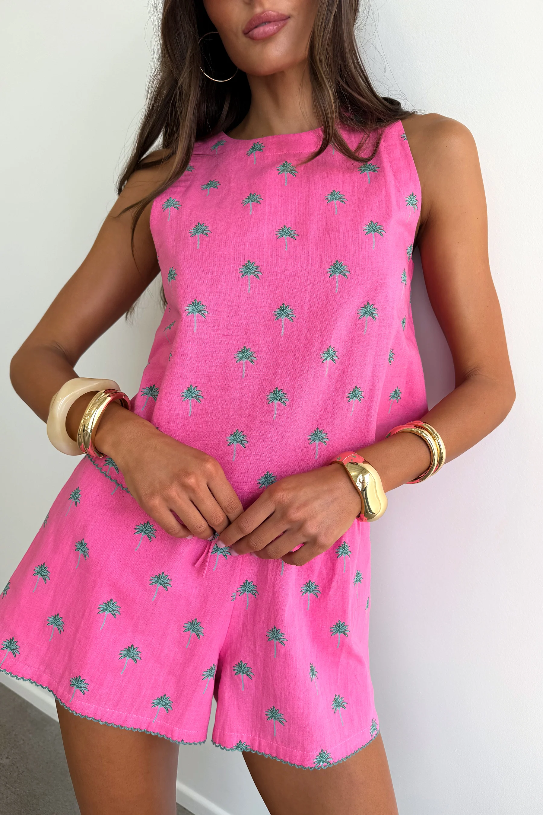Birkley Short Flamingo Fronds - Image 10