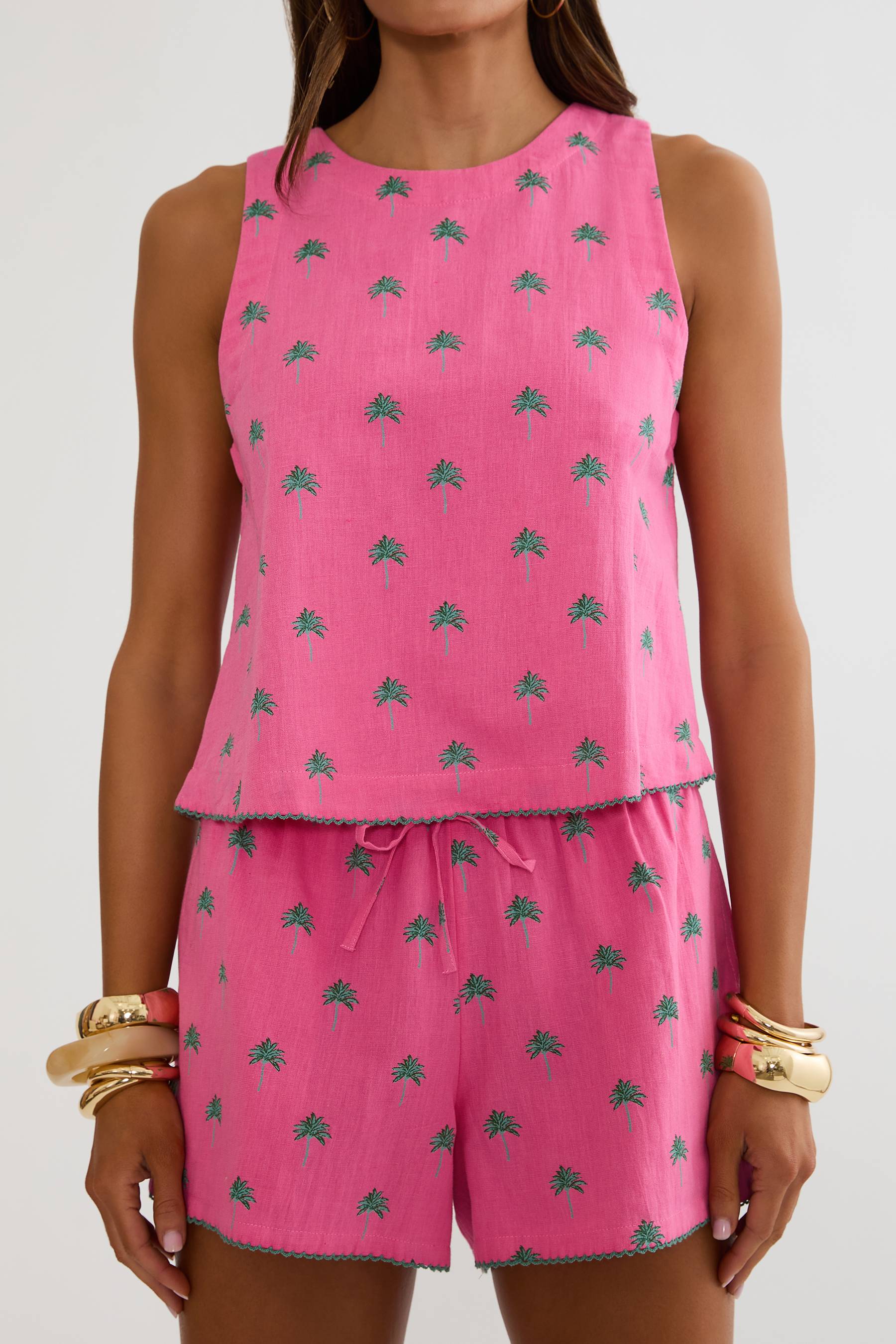 Birkley Short Flamingo Fronds - Image 7