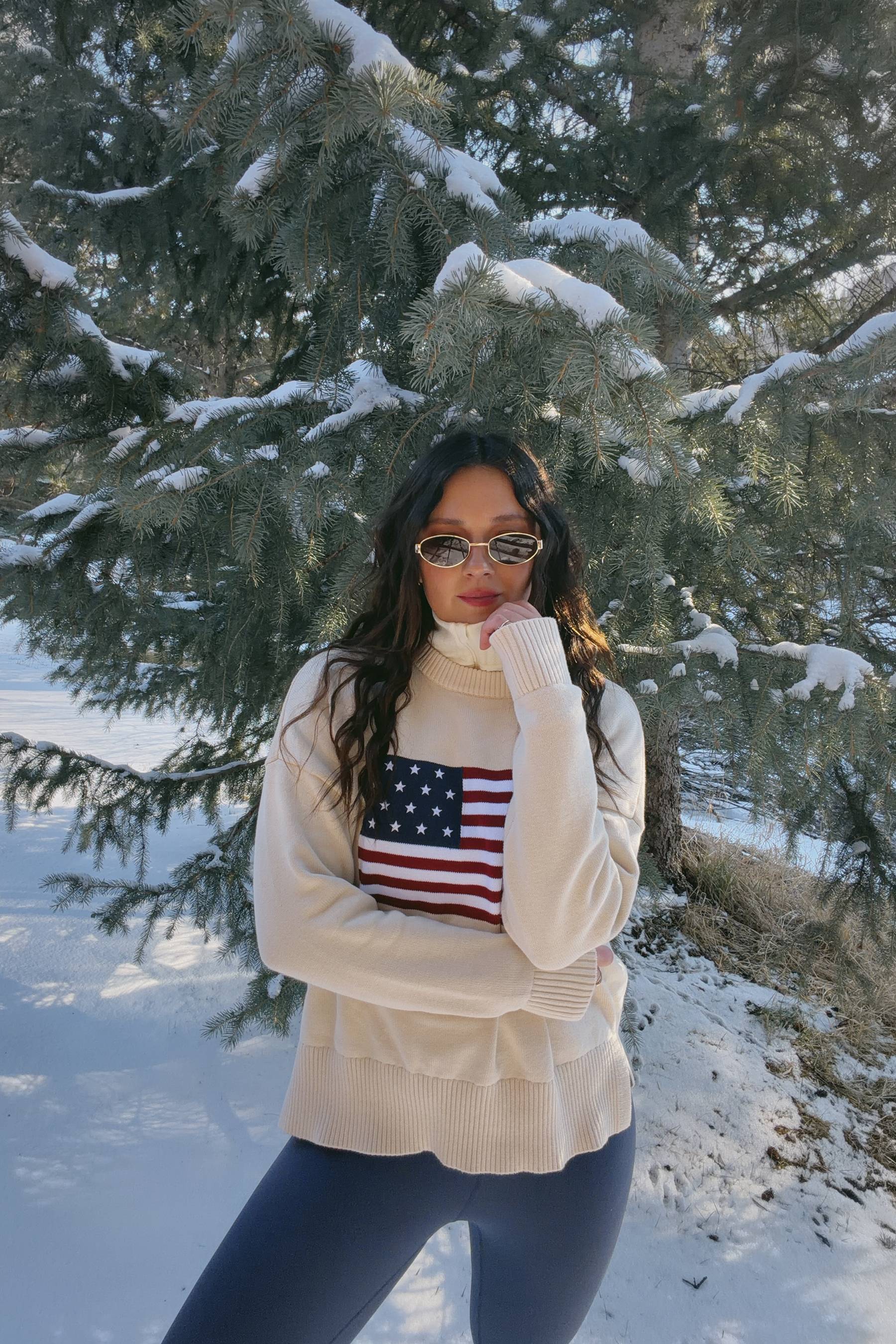 Callie Sweater Americana Ivory - Image 3