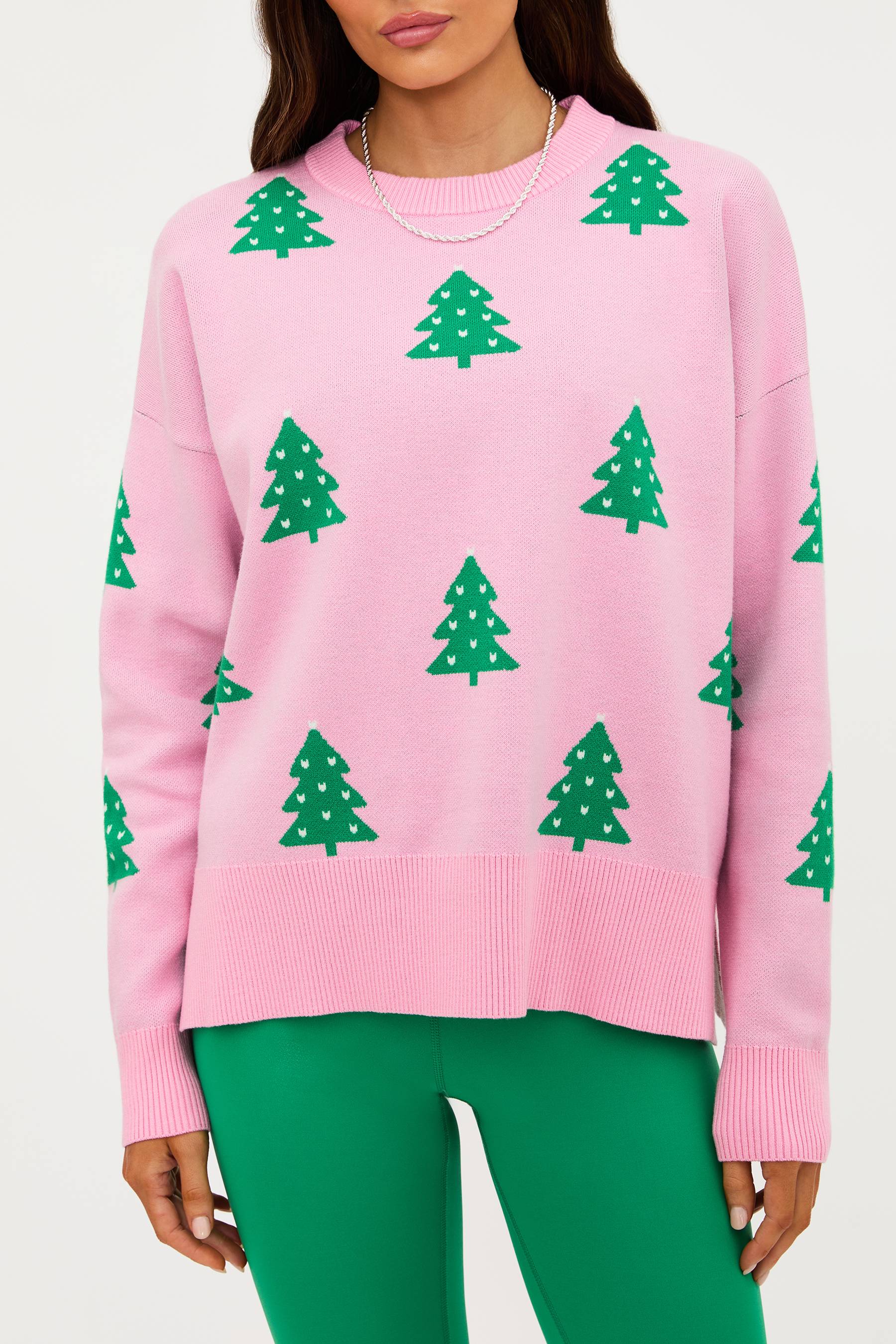 Callie Sweater Pink Christmas - Image 6