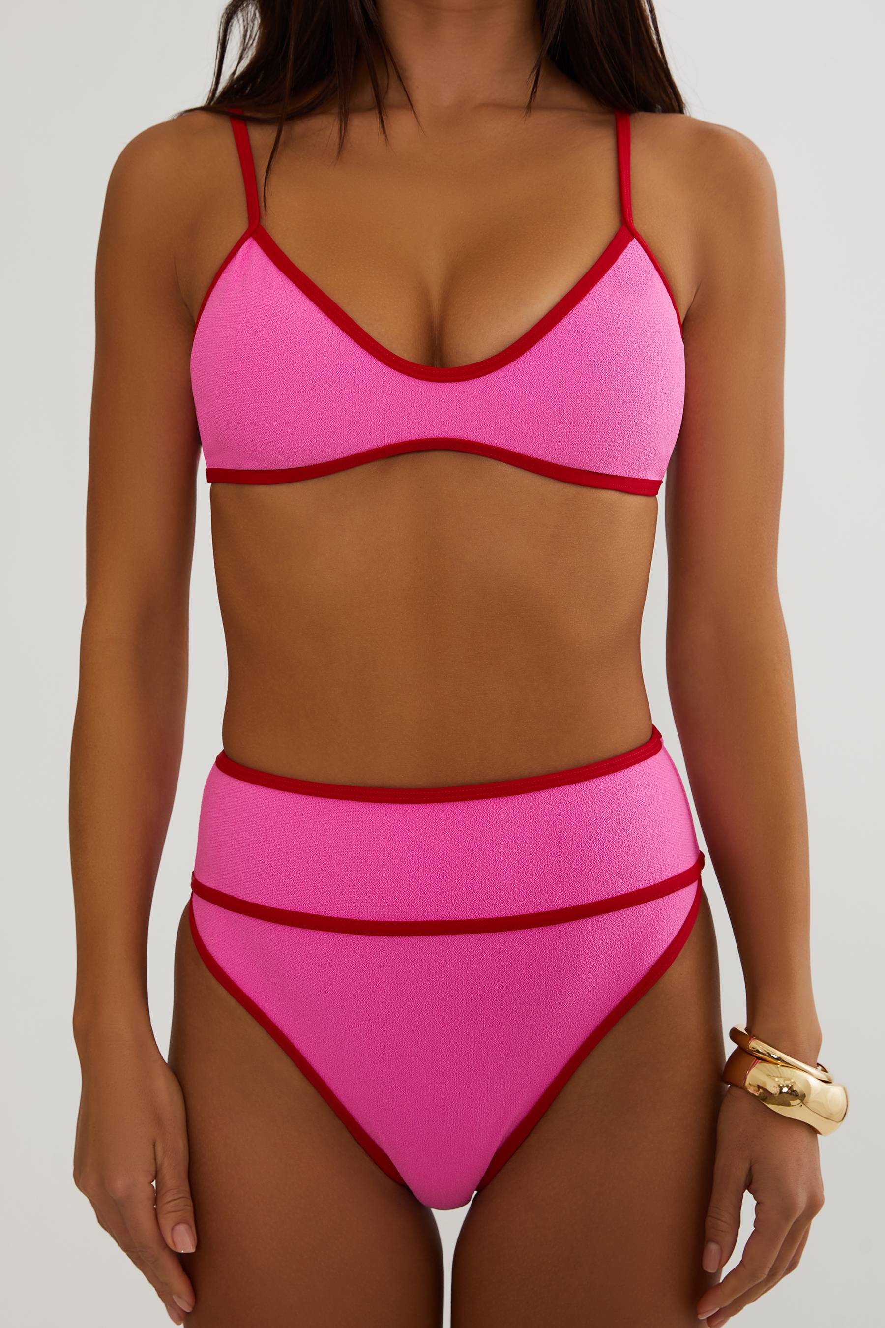 Leona Top Electric Pink Tidal Crepe - Image 8