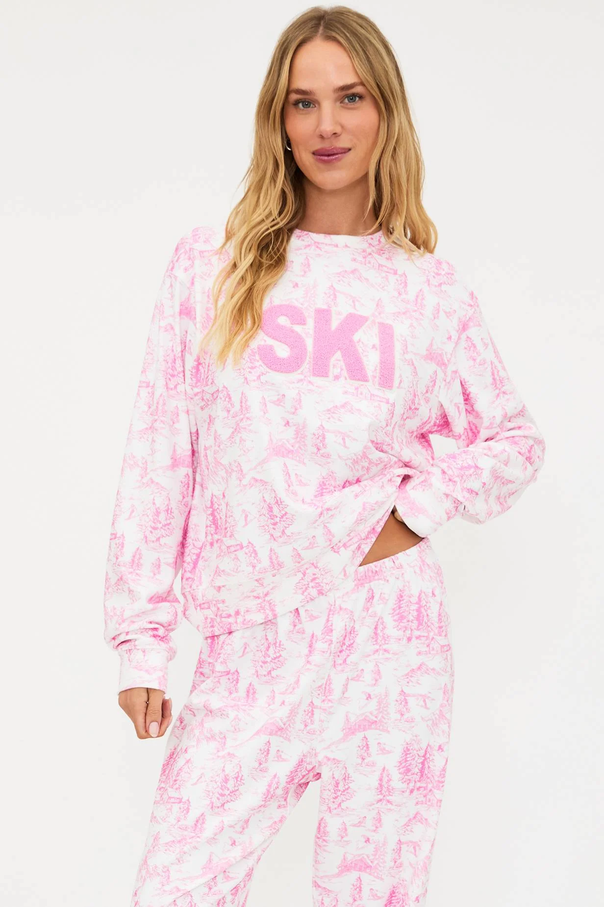 Cassia Top Powder Pink Toile - Image 5