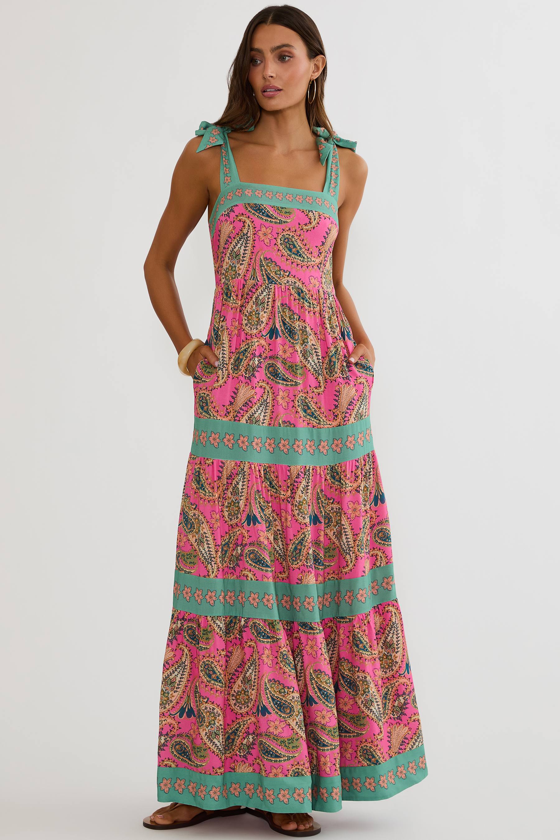 Charlotte Dress Capri Soleil Paisley - Image 5