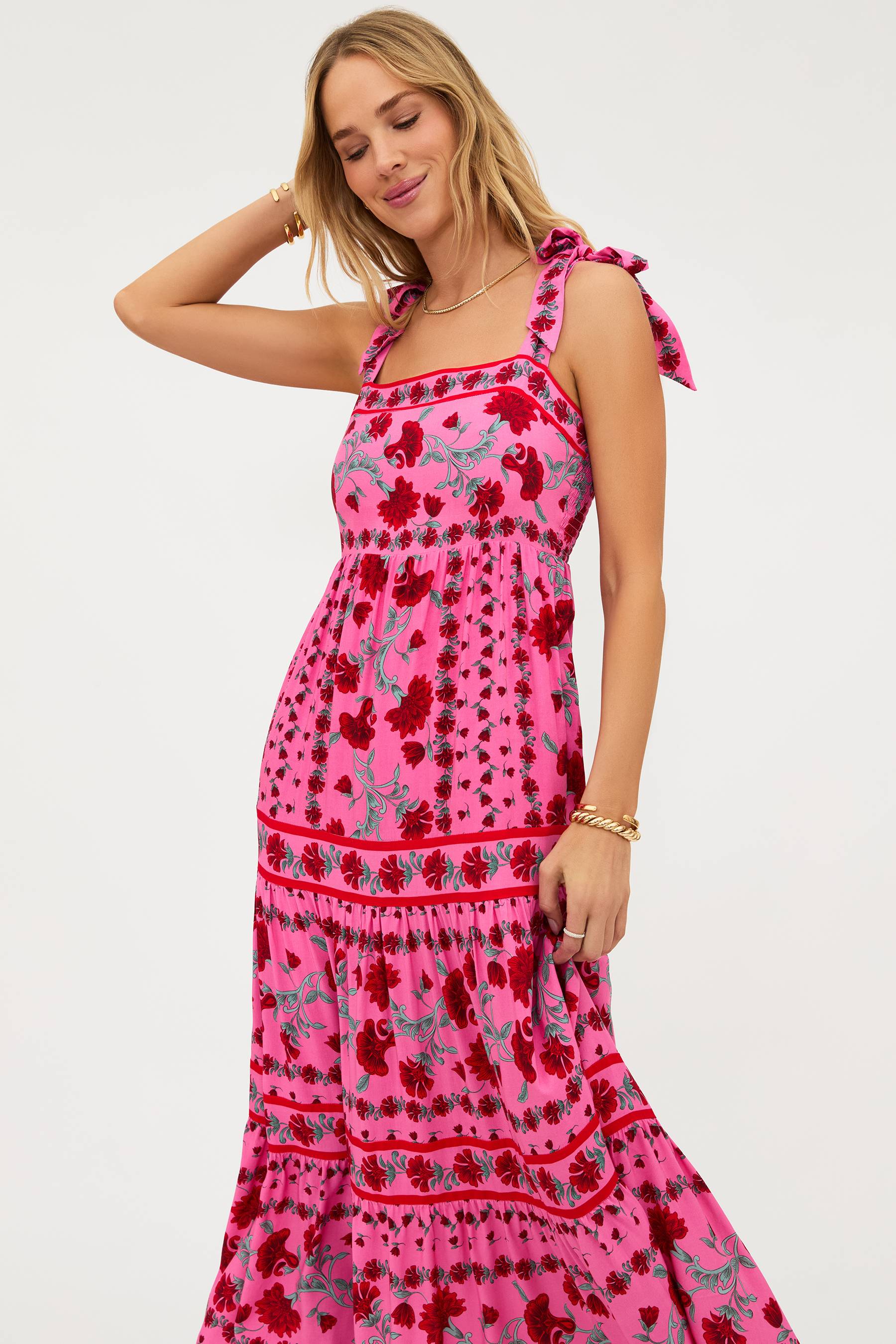 Charlotte Dress Redwood Floral - Image 9