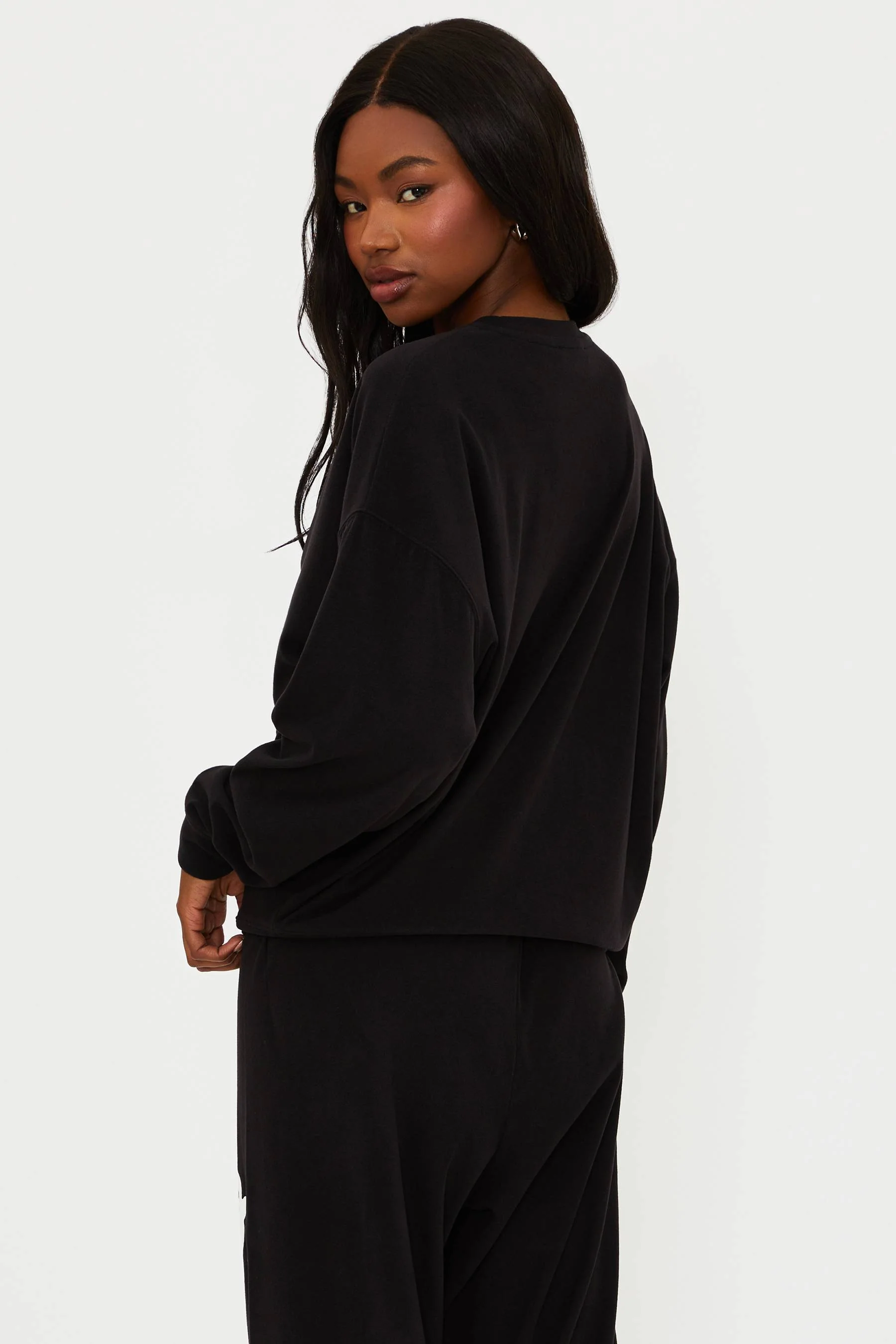 Devyn Sweatshirt Boo Black - Image 2