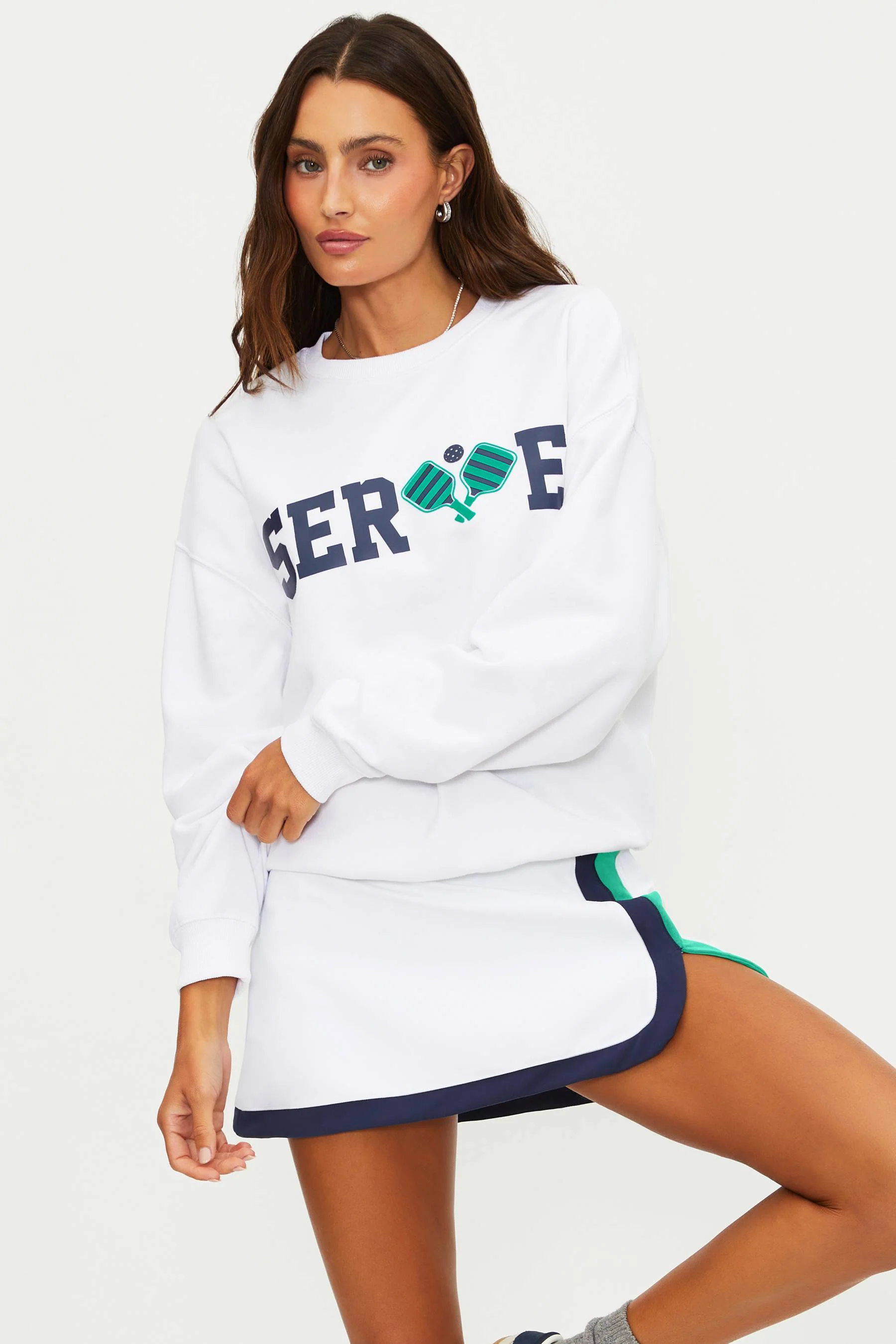 Devyn Oversized Sweatshirt Serve - Image 3