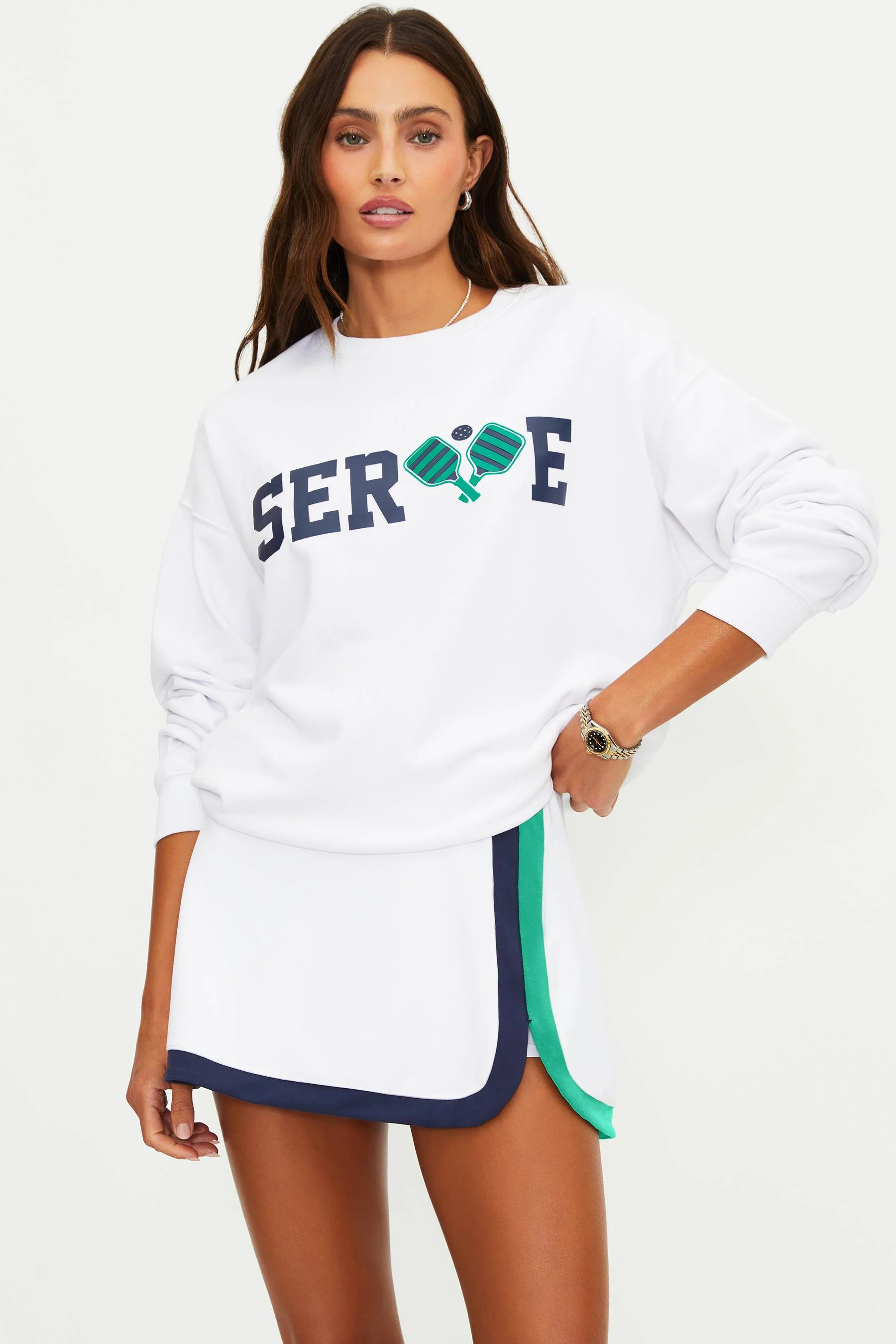 Devyn Oversized Sweatshirt Serve - Image 5