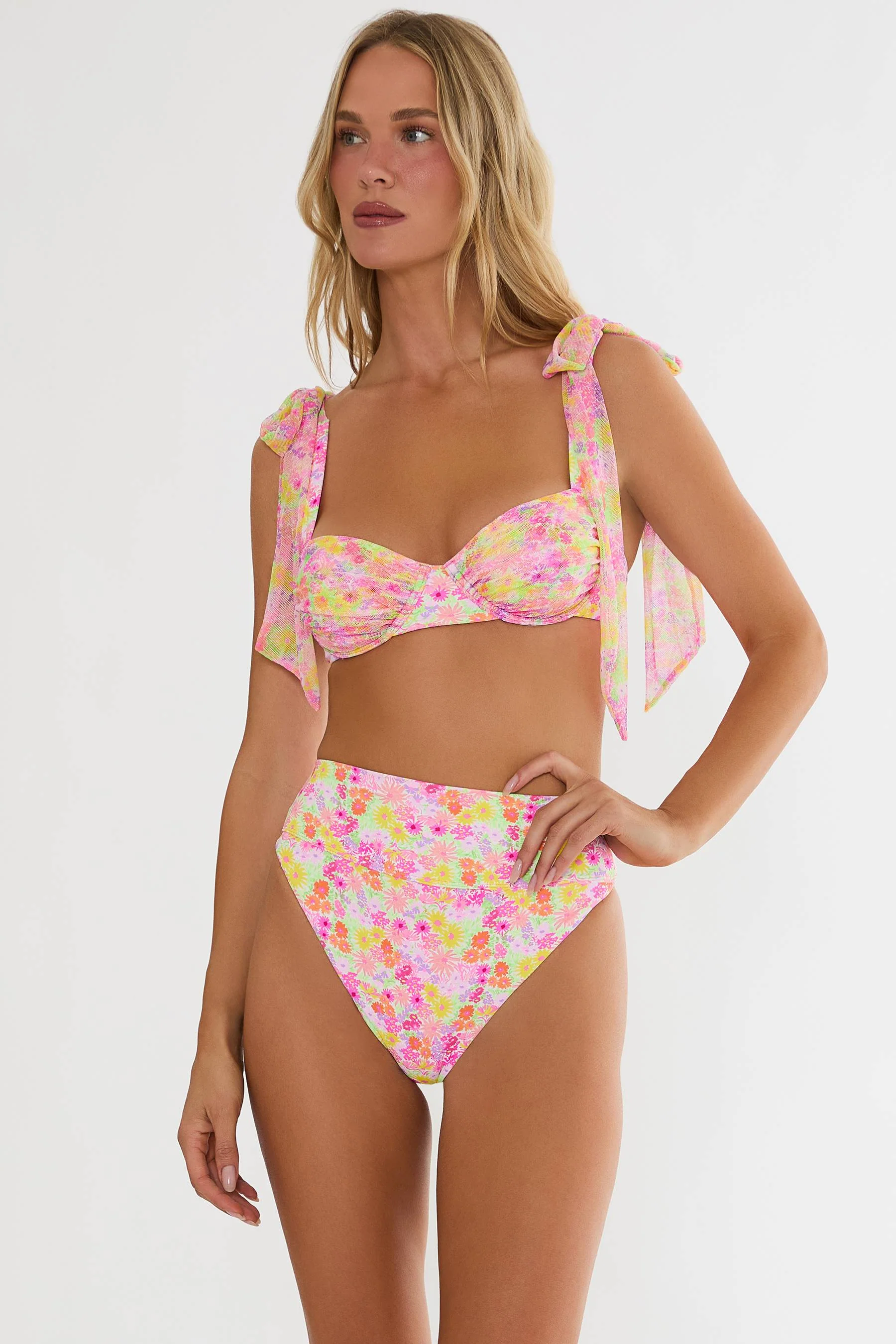 Drea Top Neon Bouquet