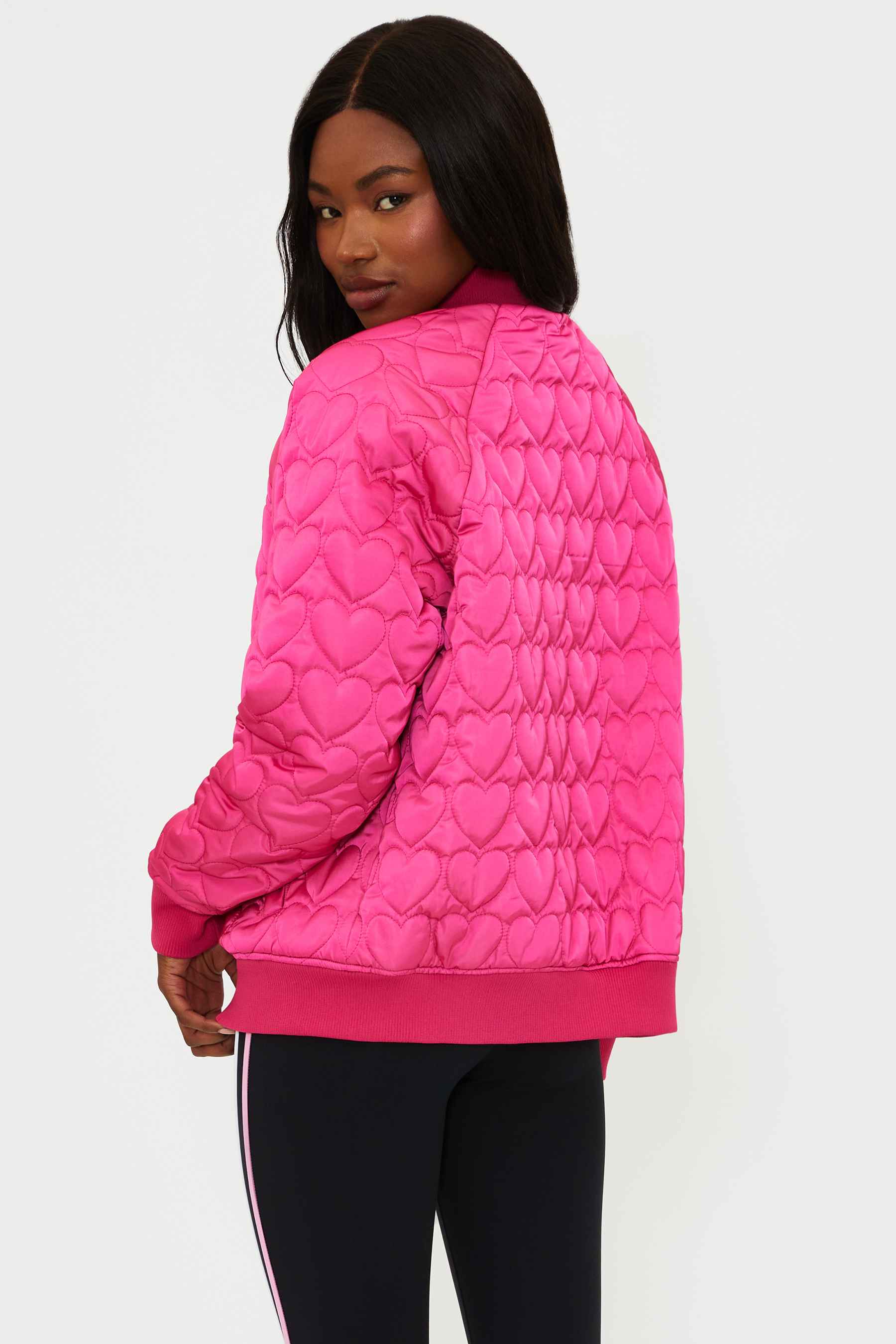 Flight Jacket Fuchsia Heart - Image 2