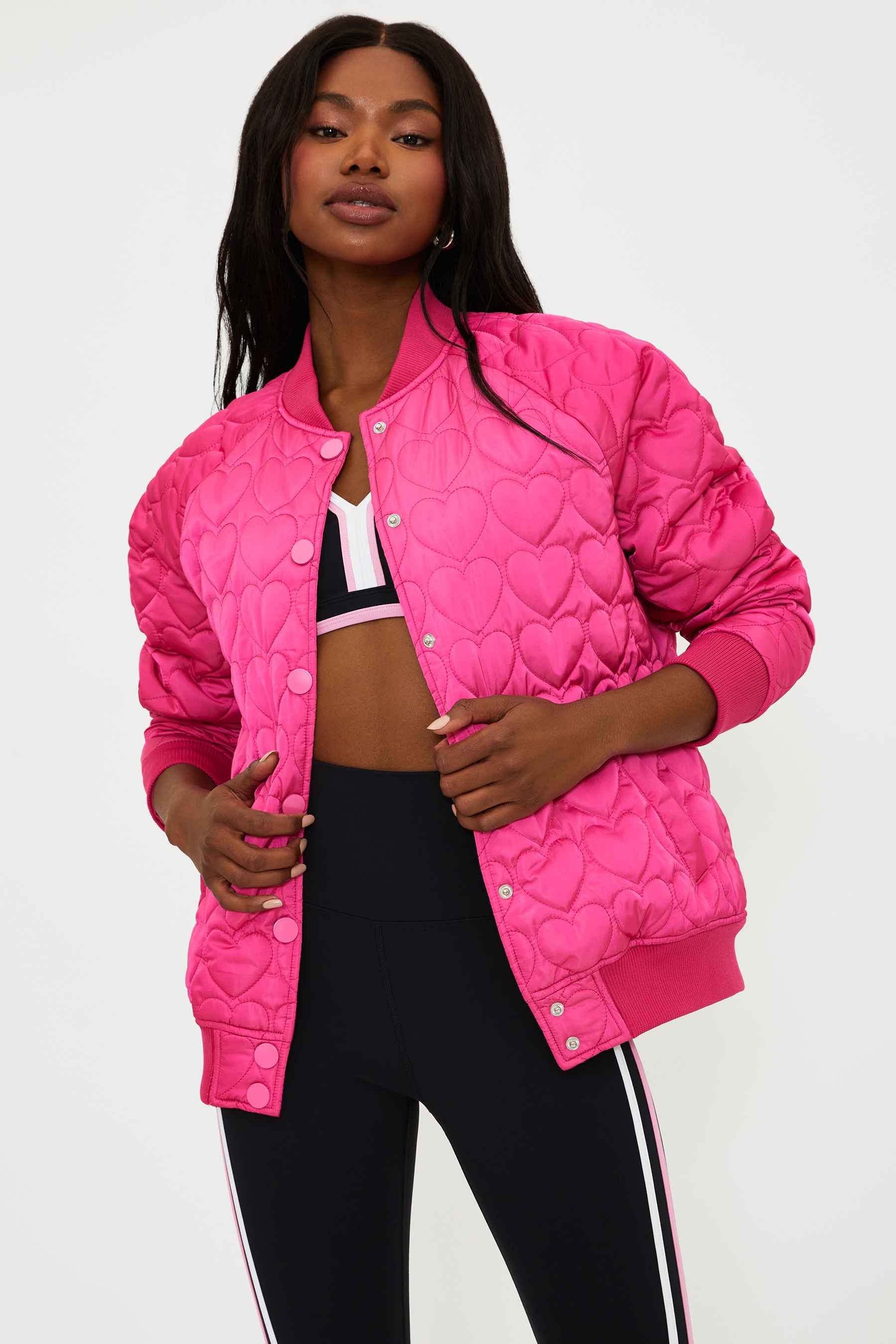 Flight Jacket Fuchsia Heart - Image 7