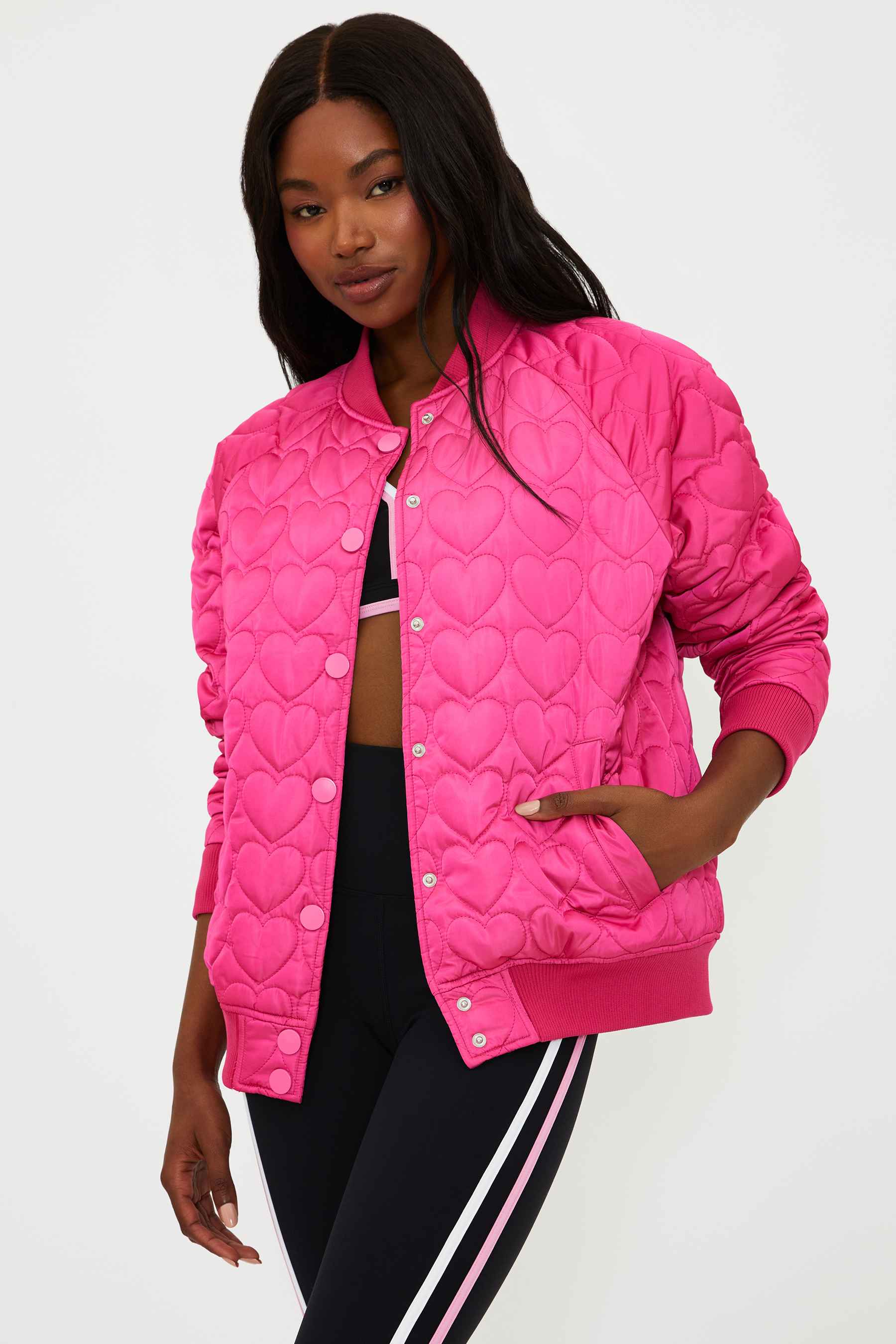Flight Jacket Fuchsia Heart - Image 9