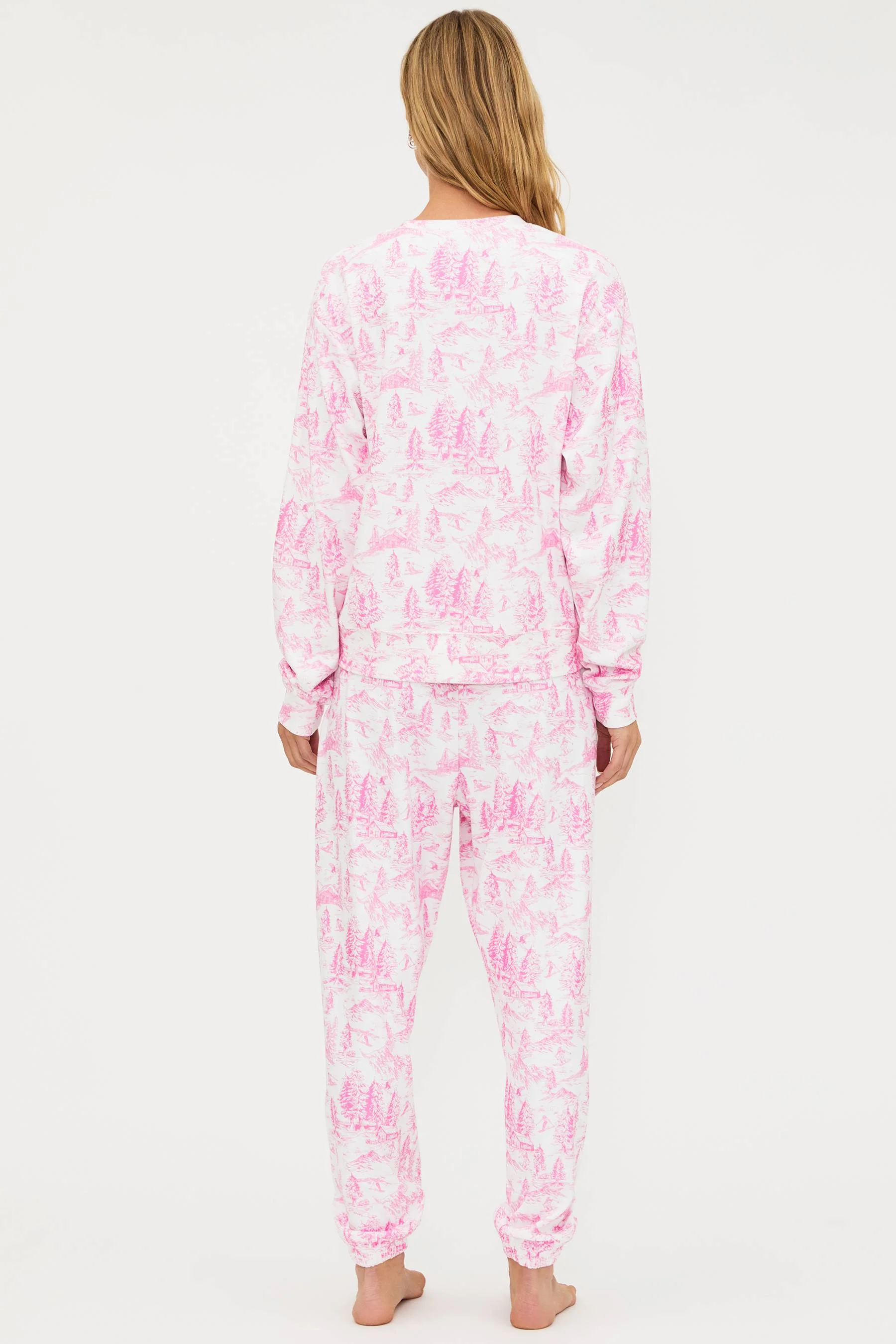 Georgie Pant Powder Pink Toile - Image 10