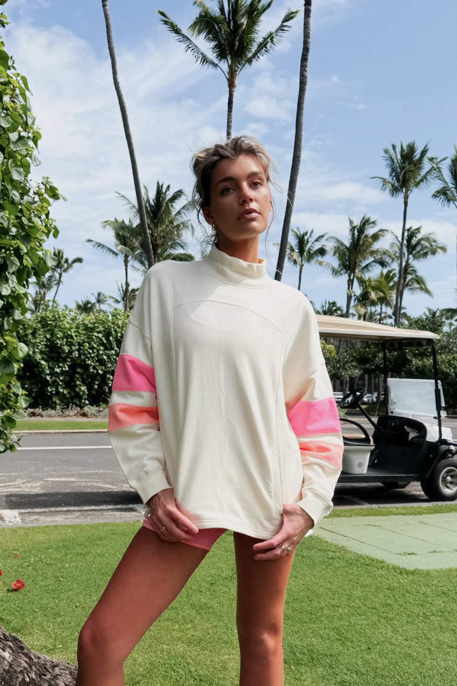 Jaylyn Sweatshirt Shoreline Colorblock - Image 3