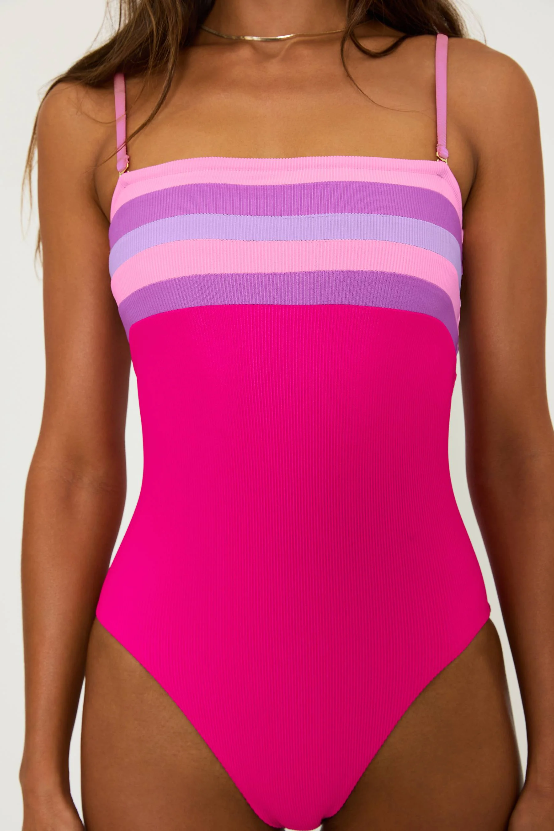 Jessa One Piece Raspberry Colorblock - Image 8