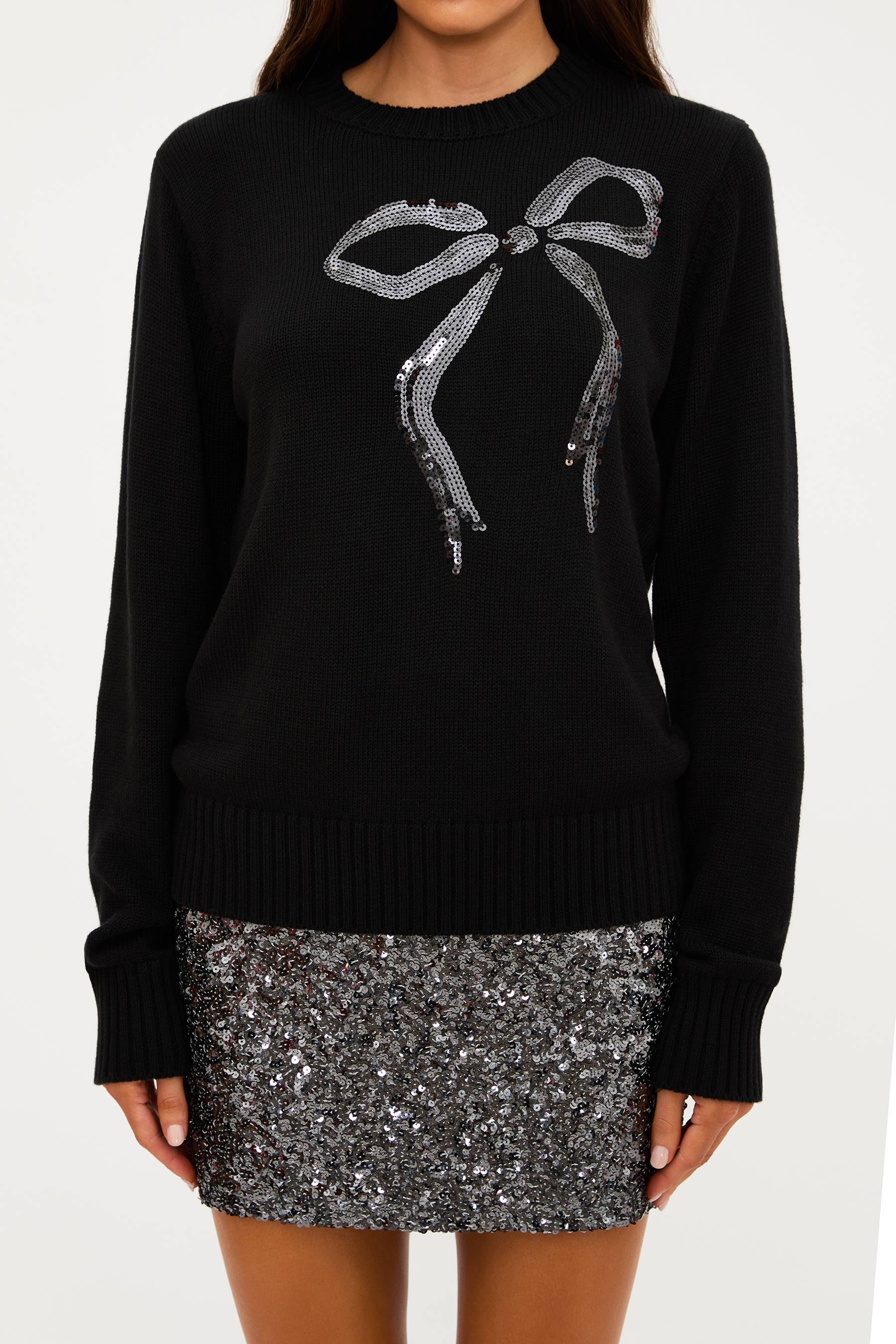 Jolene Sweater Black Bow - Image 5