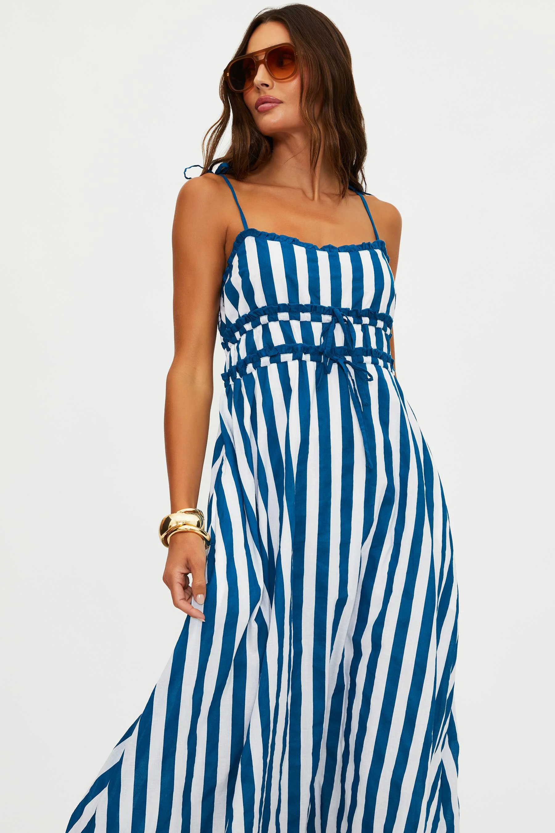 Levie Maxi Dress Twilight Tides Stripes - Image 10
