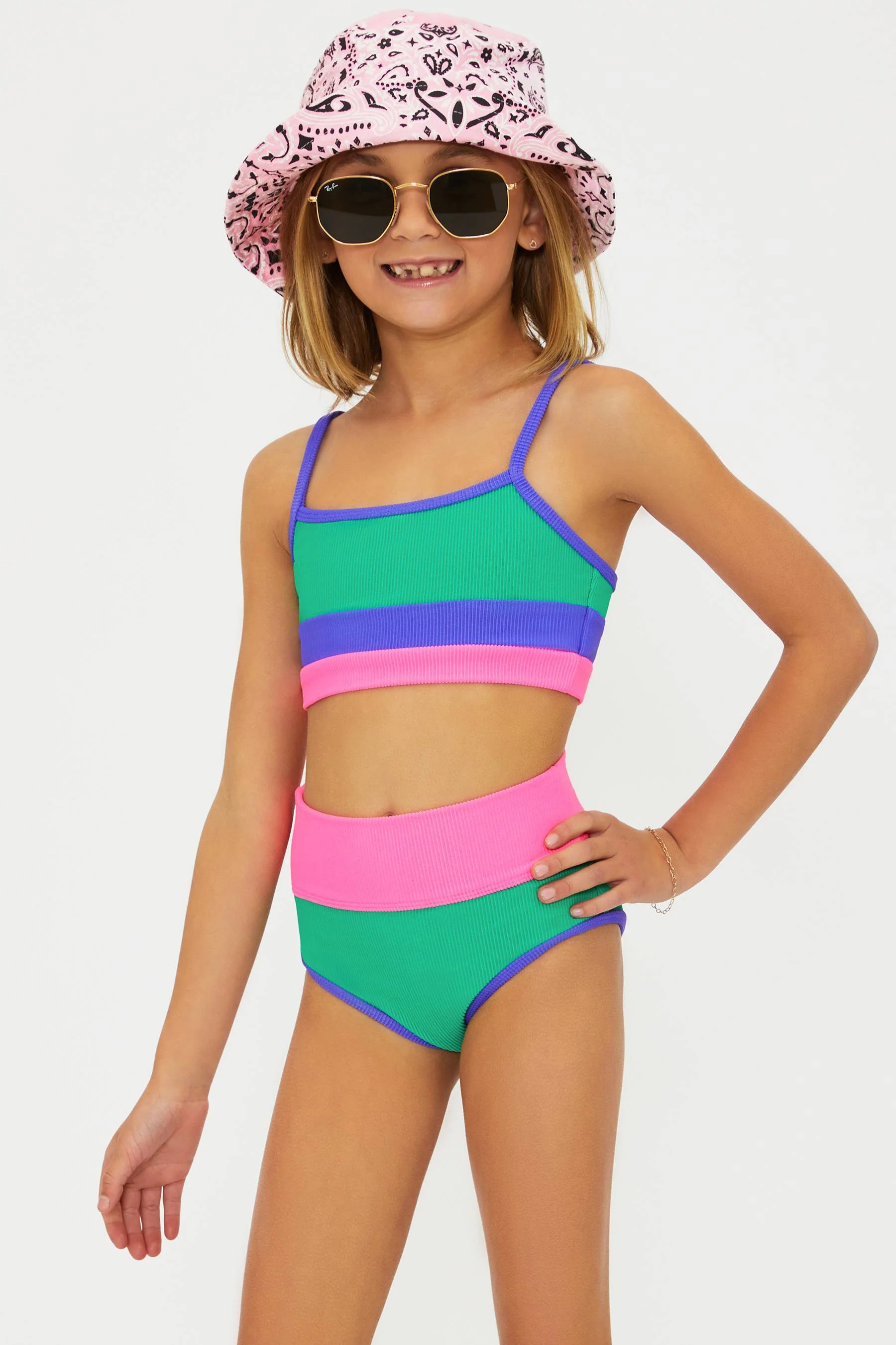 Little Eva & Emmy Technicolor Colorblock - Image 3