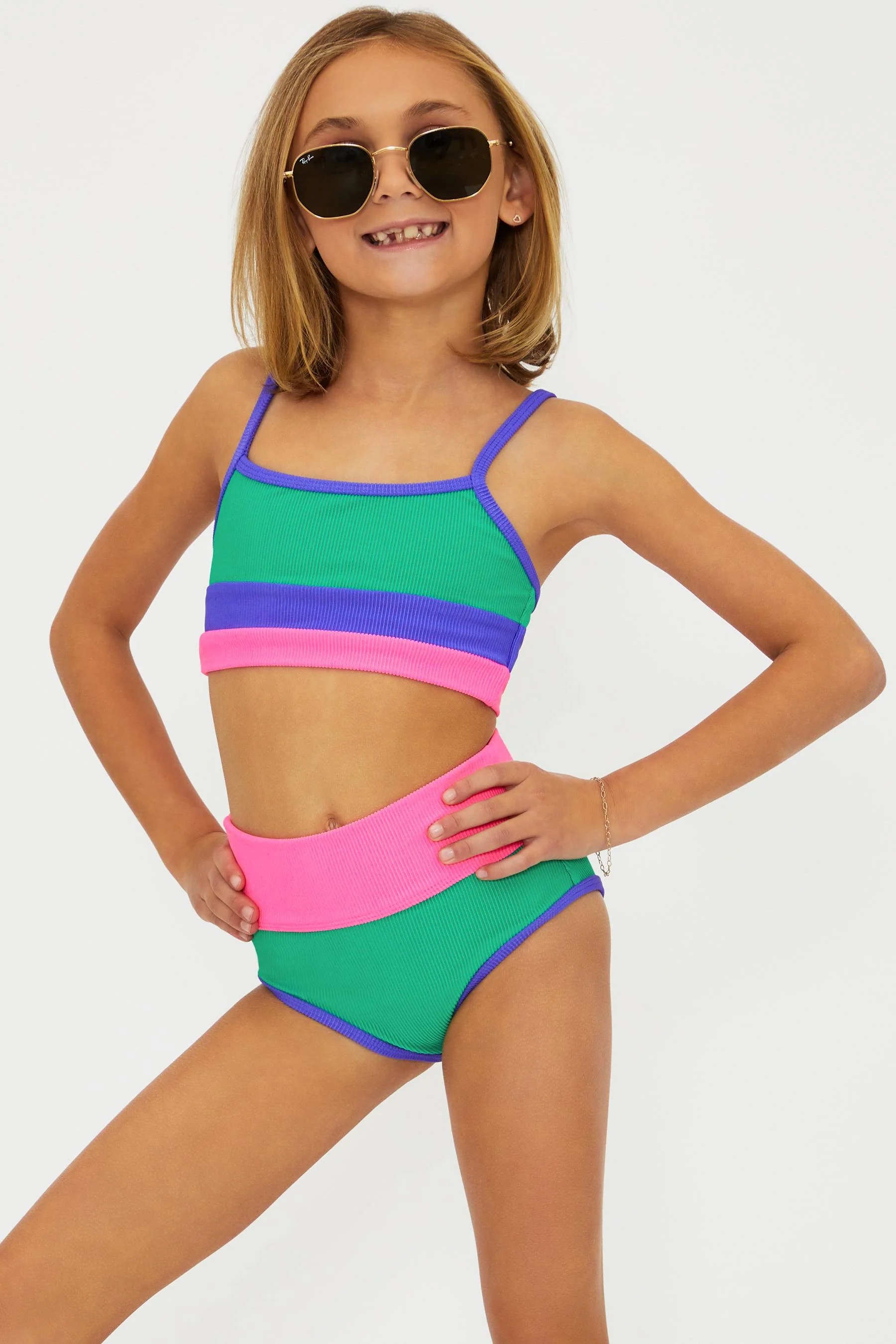 Little Eva & Emmy Technicolor Colorblock - Image 4