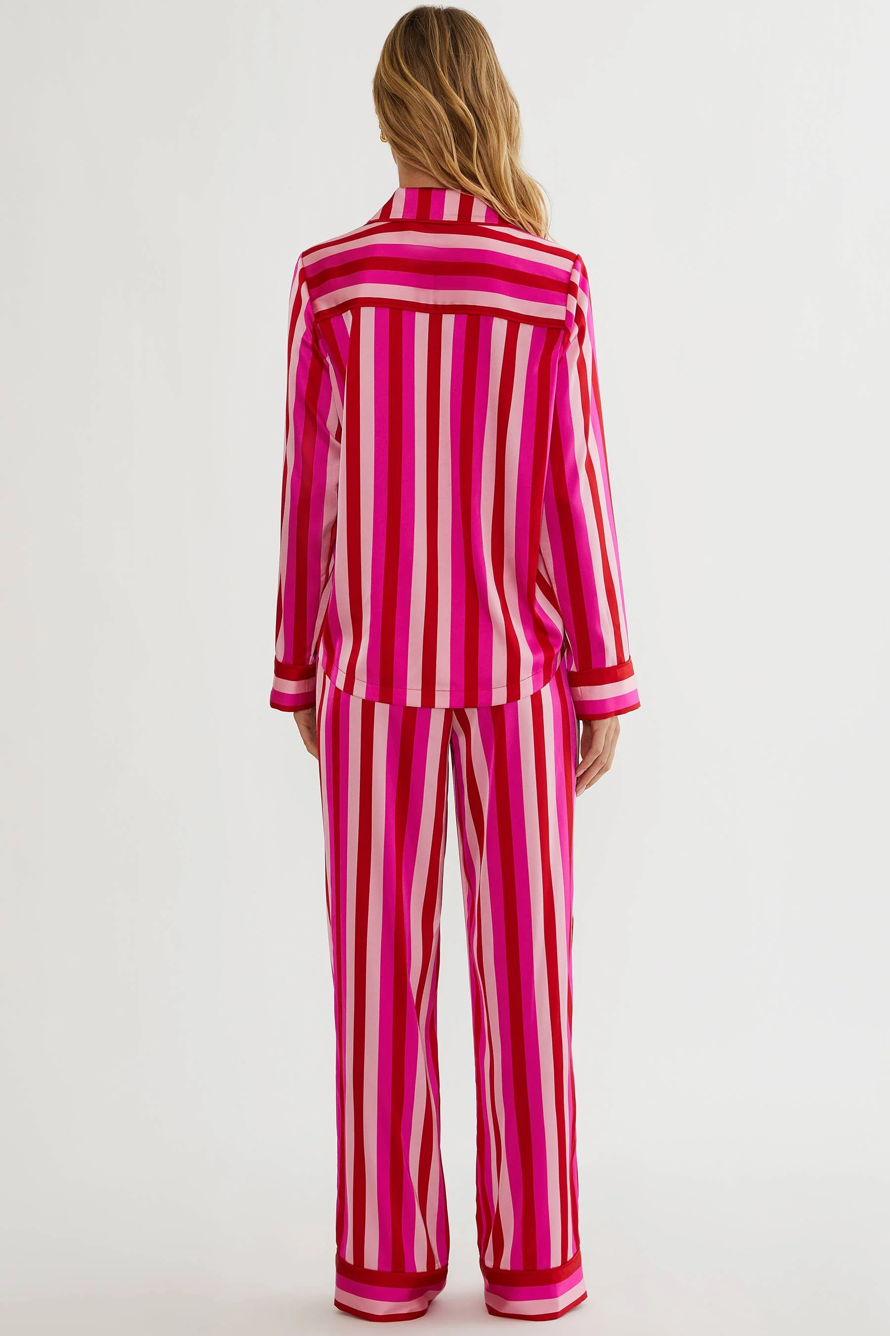 Livy Top & Connie Pant Set Pink & Red Stripe - Image 5