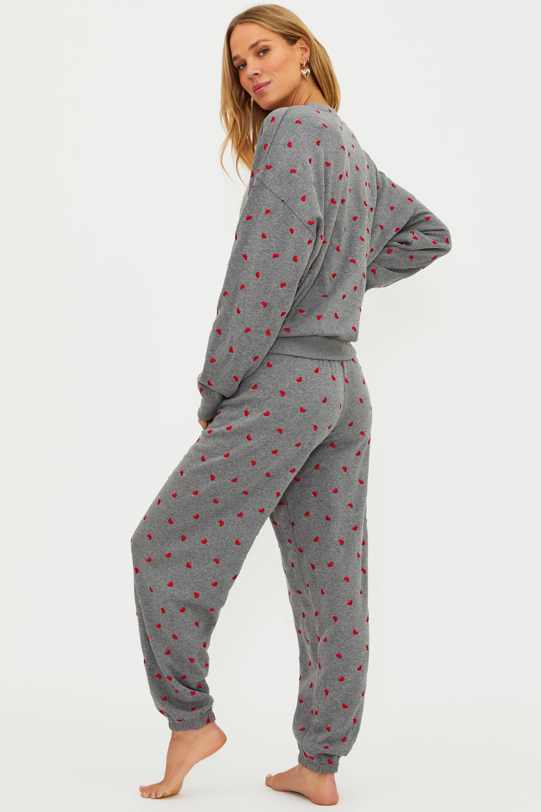 Nash Sweatpant Red Love Hearts - Image 2