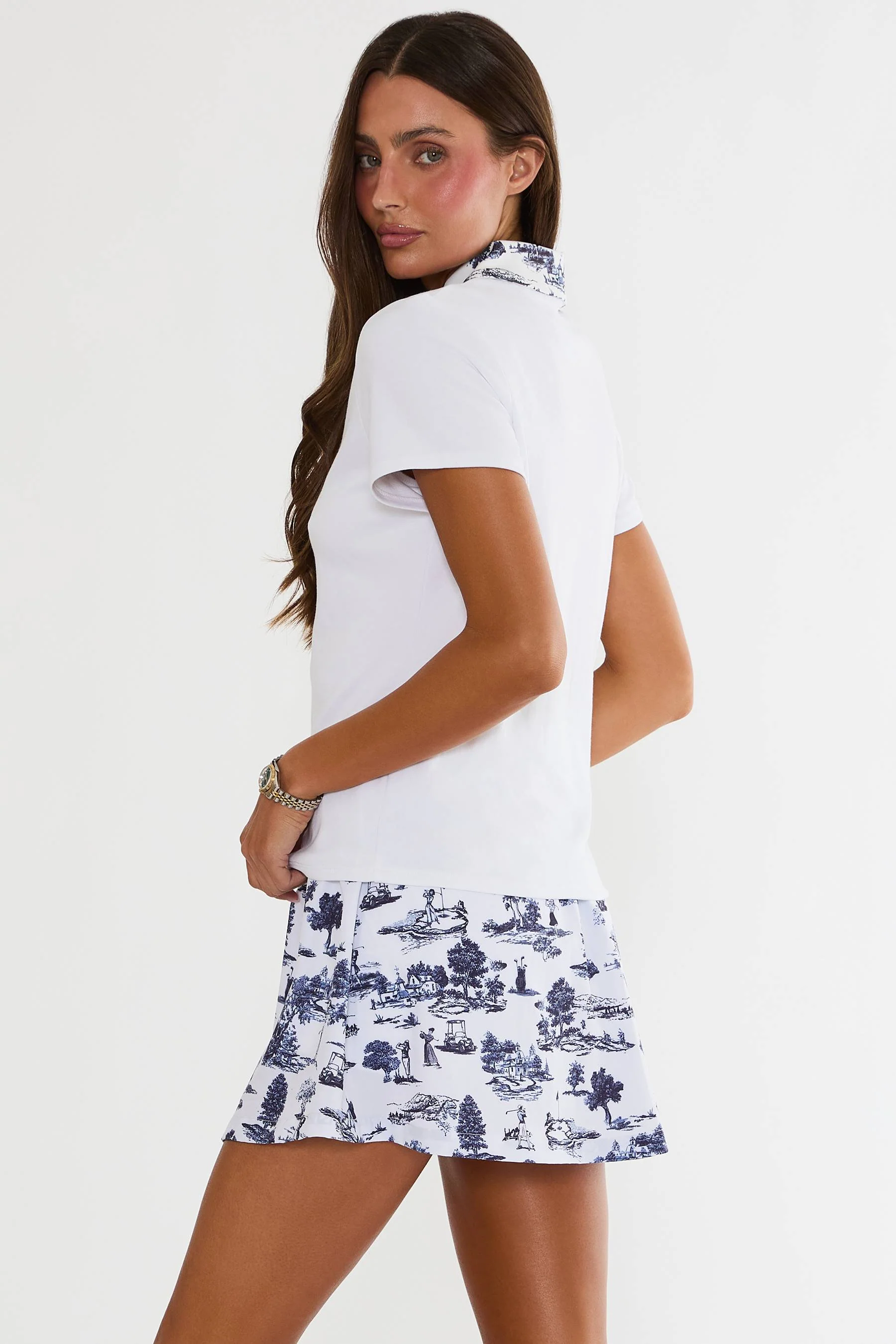 Ottavia Top Evening Golf Toile - Image 2