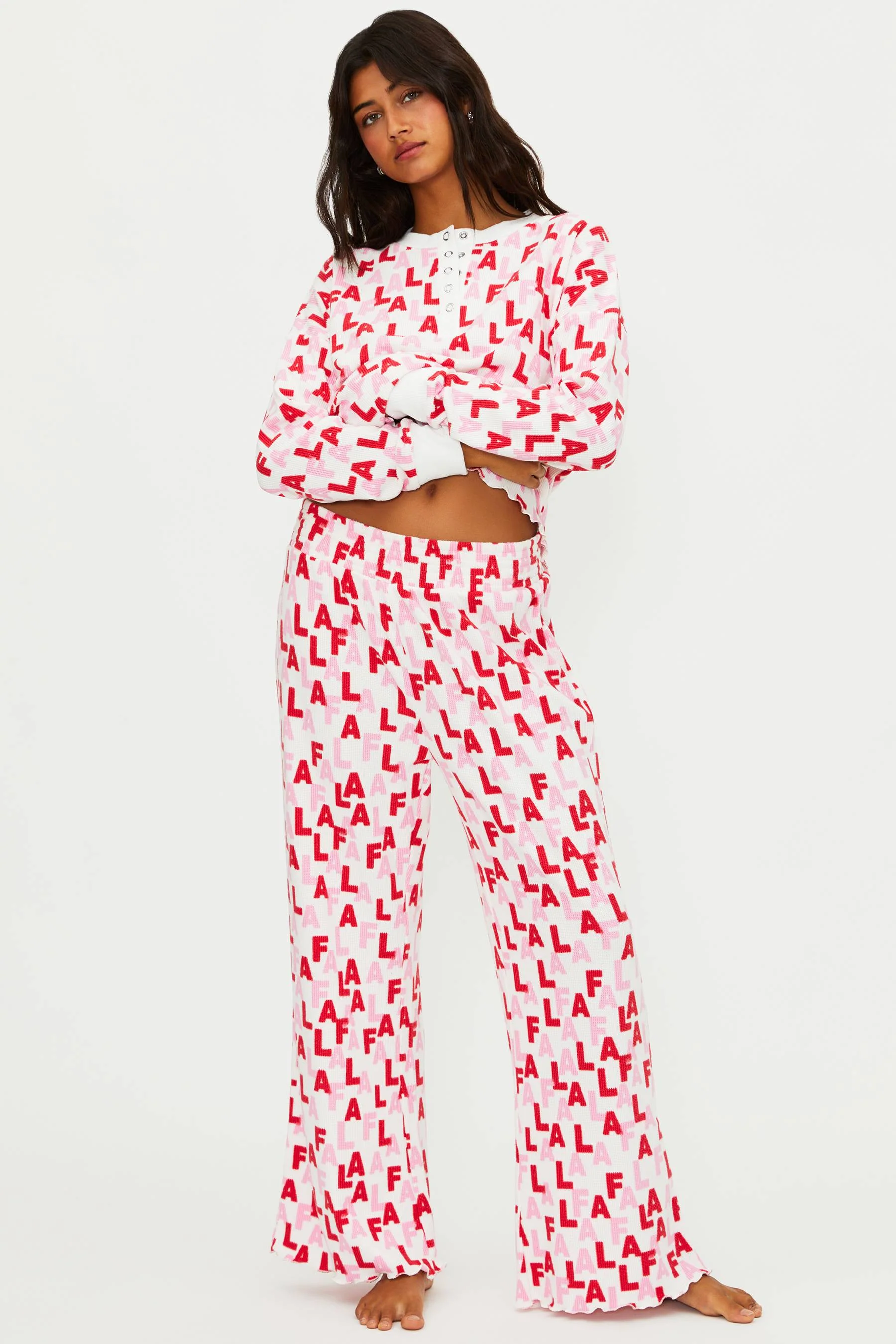 Pacific Long Sleeve Sleep Set Fa La La Cheer - Image 5
