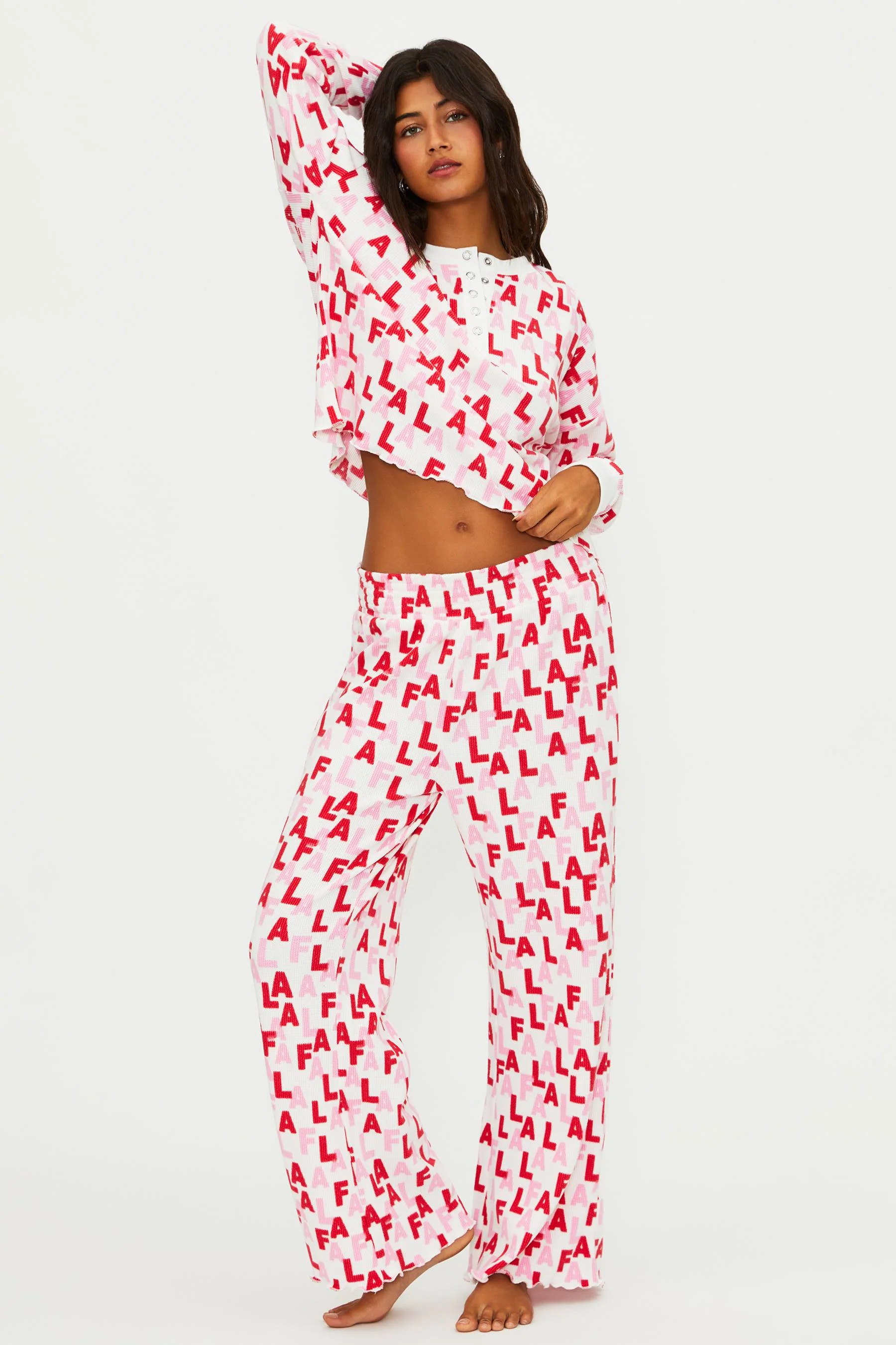 Pacific Long Sleeve Sleep Set Fa La La Cheer - Image 7