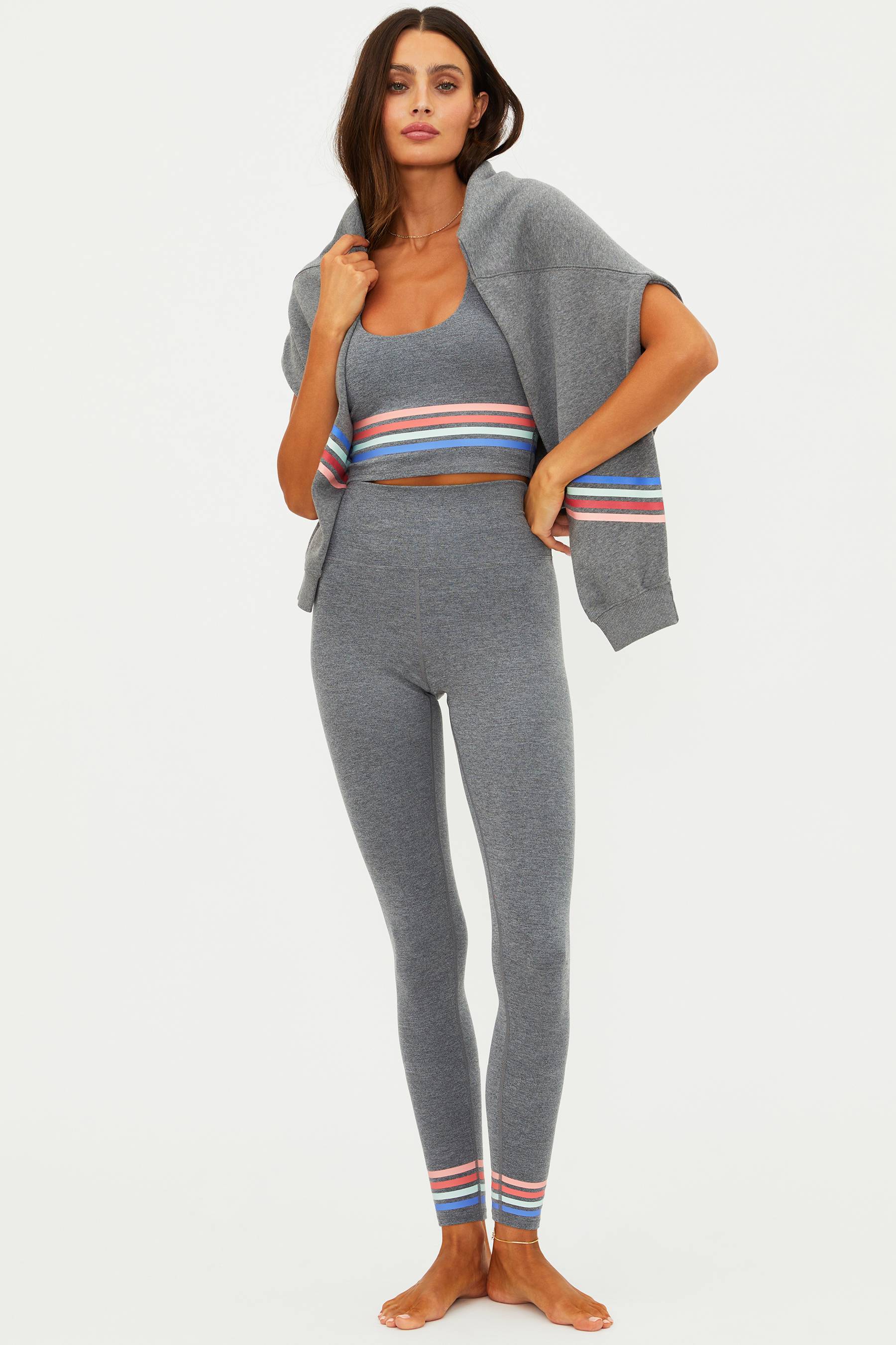 Piper Legging Horizon Heather Gray Soft Serve - Image 7
