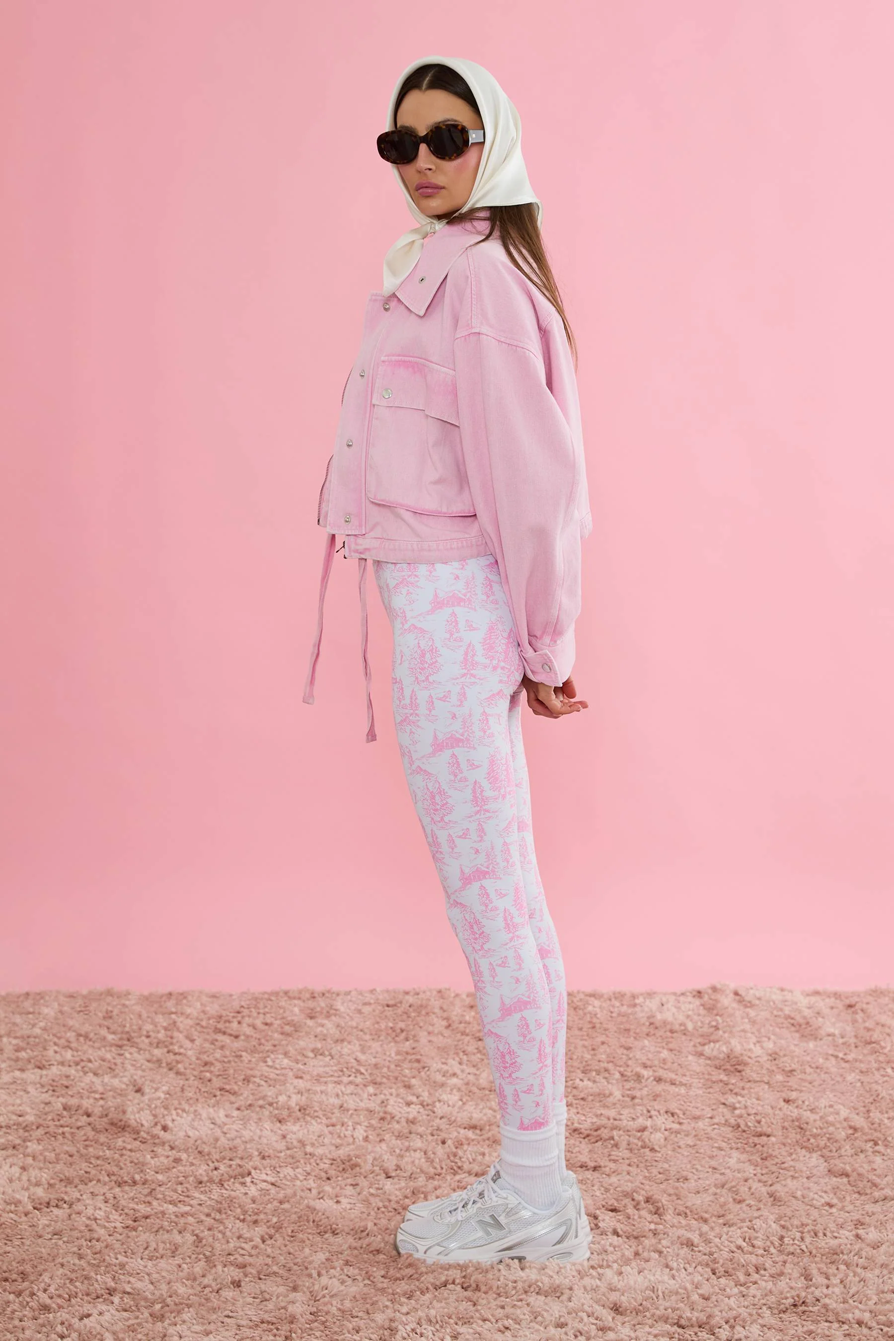 Piper Legging Pink Powder Toile - Image 3