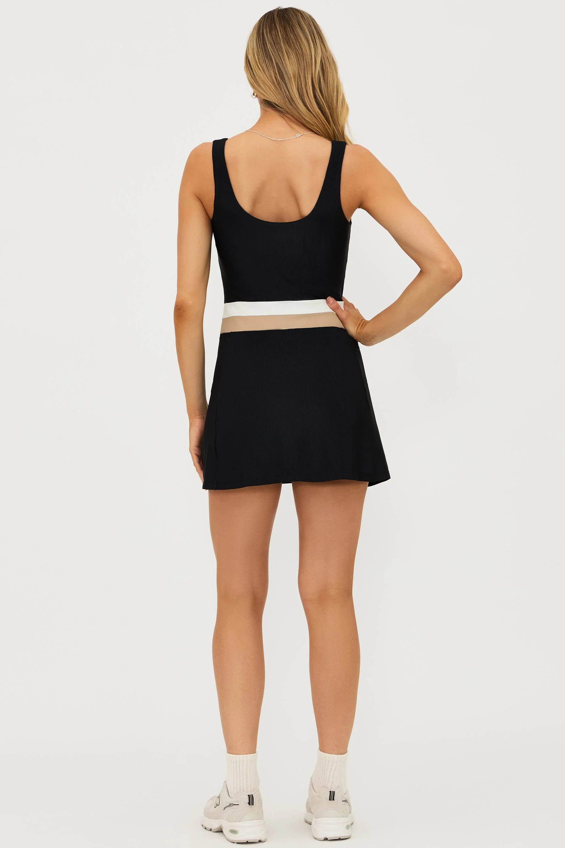 Remi Dress Sandshell Colorblock - Image 5