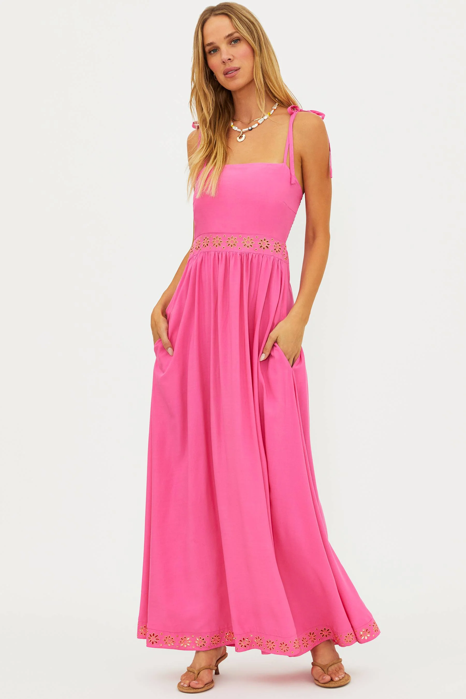 Rianne Dress Strawberry Eyelet - Image 5