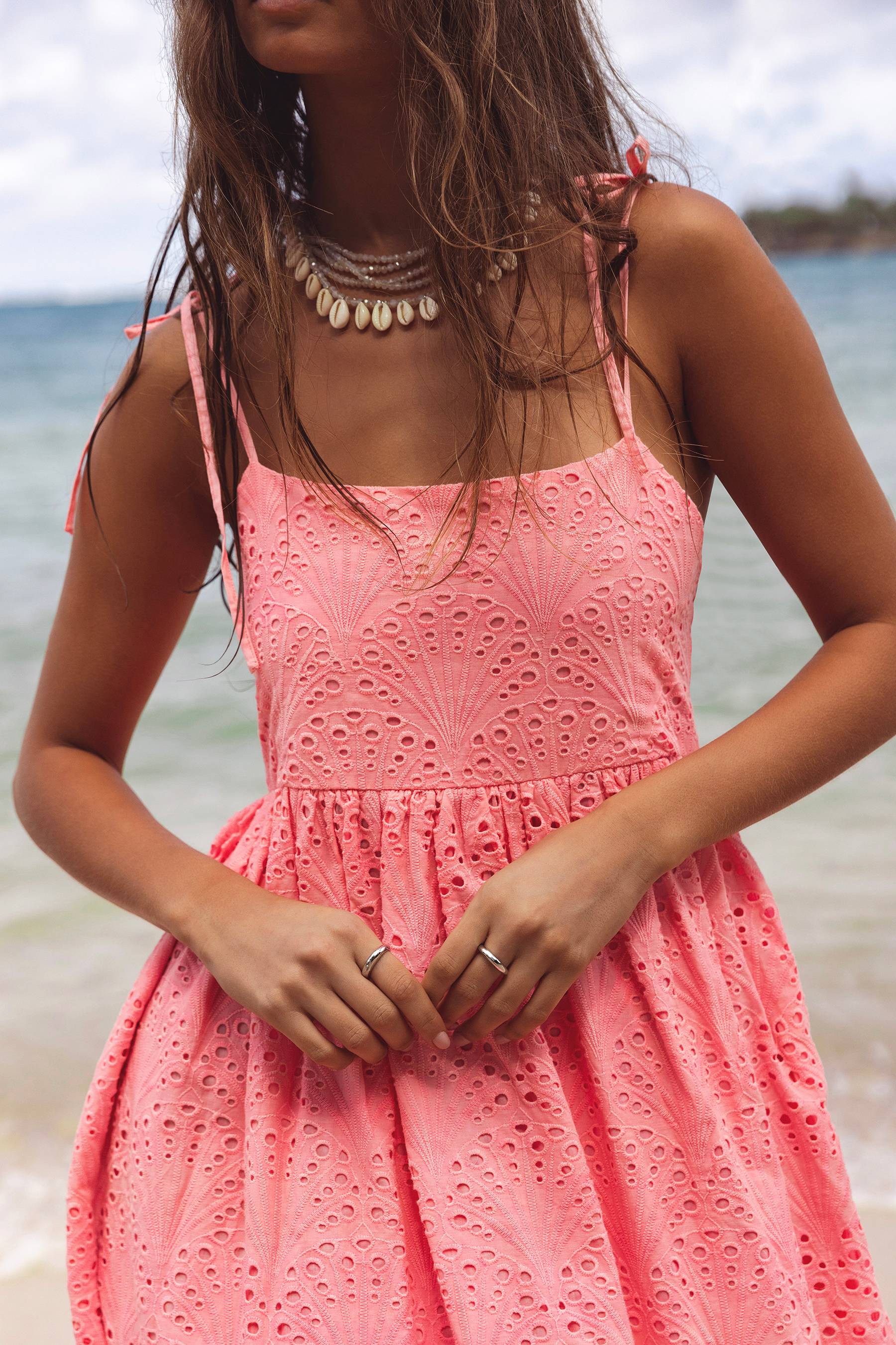 Valory Maxi Dress Seashell Pink - Image 3