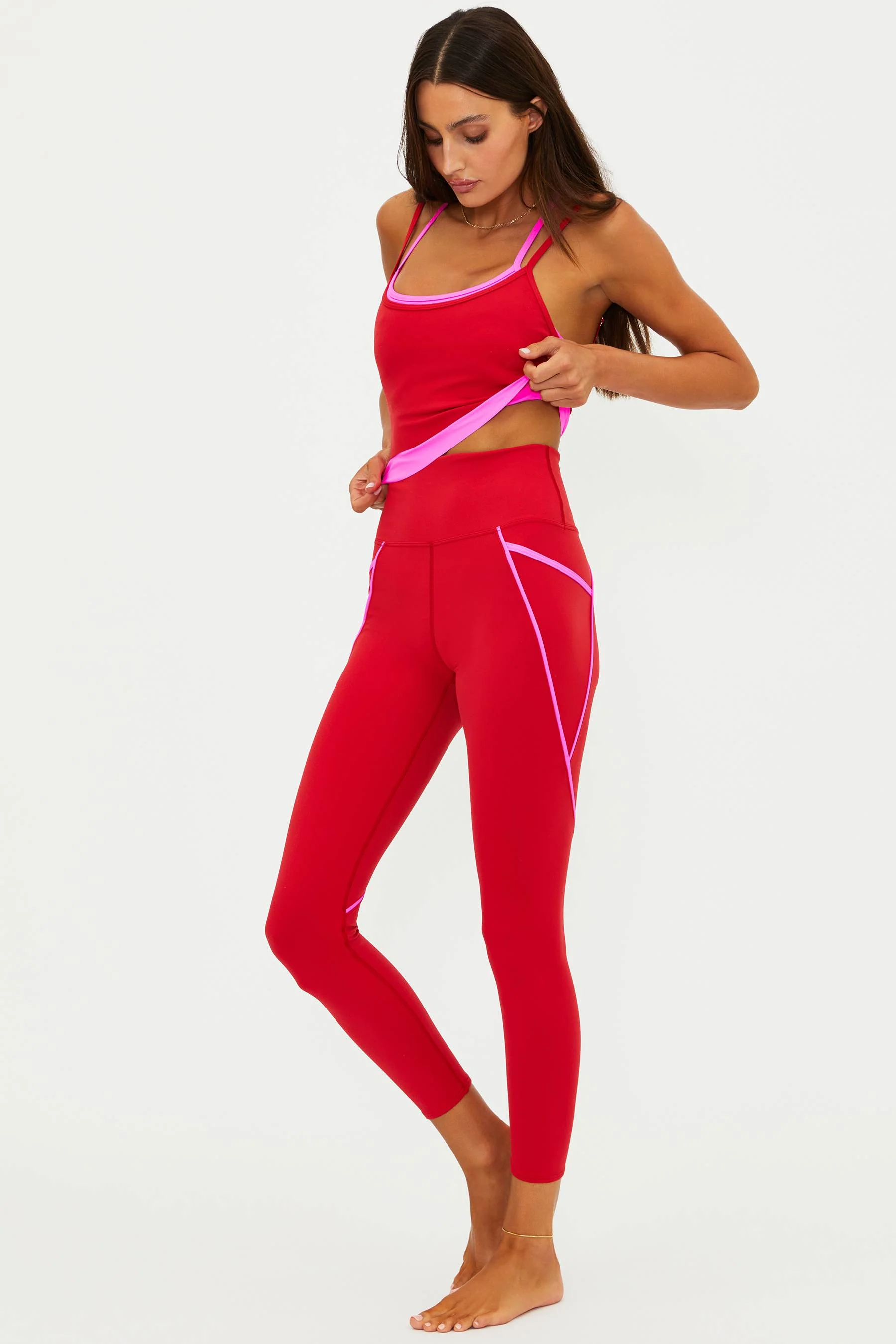 Von 7/8 Legging Royal Red Matte - Image 7