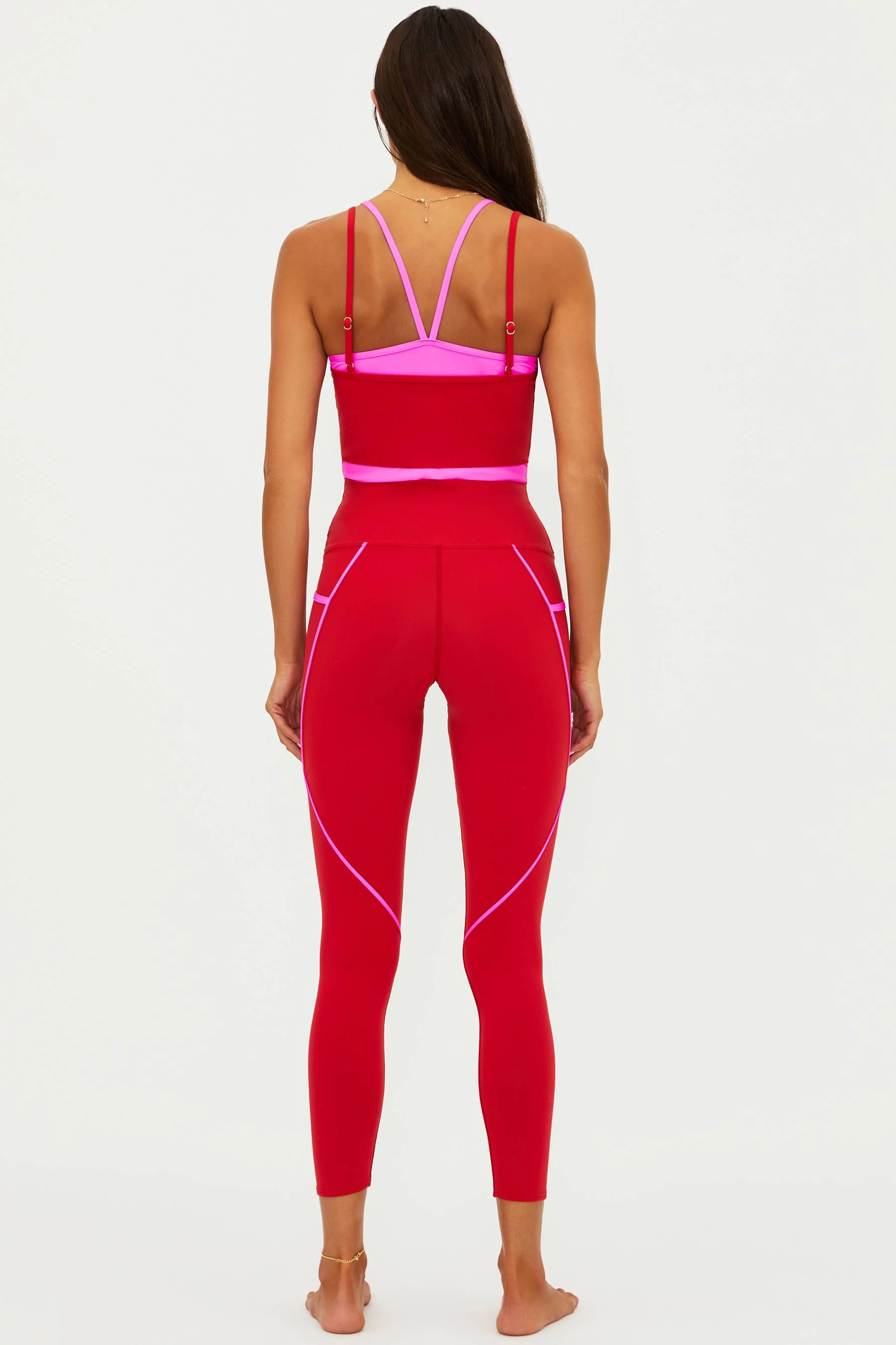 Von 7/8 Legging Royal Red Matte - Image 8