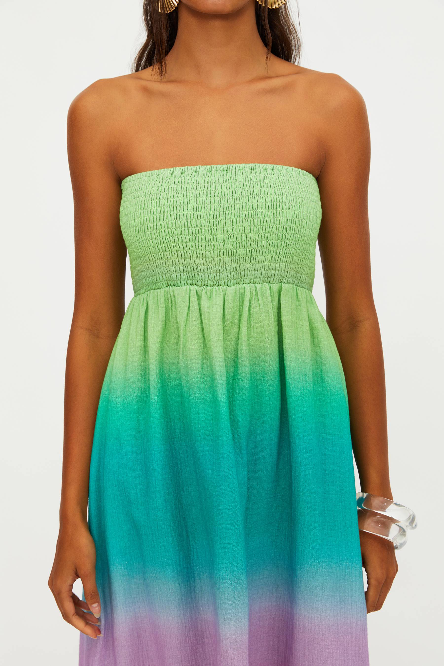 Yula Dress Technicolor Ombre - Image 8